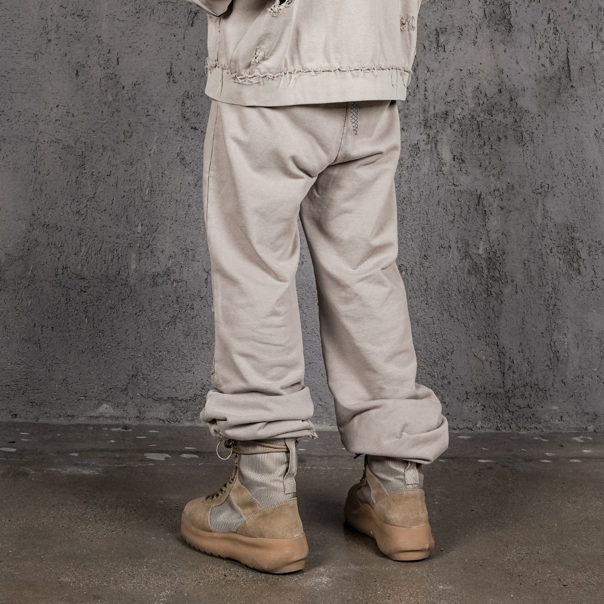 UNDERWATER Wasteland Ripped Spliced Jogger, premium urban and streetwear designers apparel on PROJECTISR.com, UNDERWATER