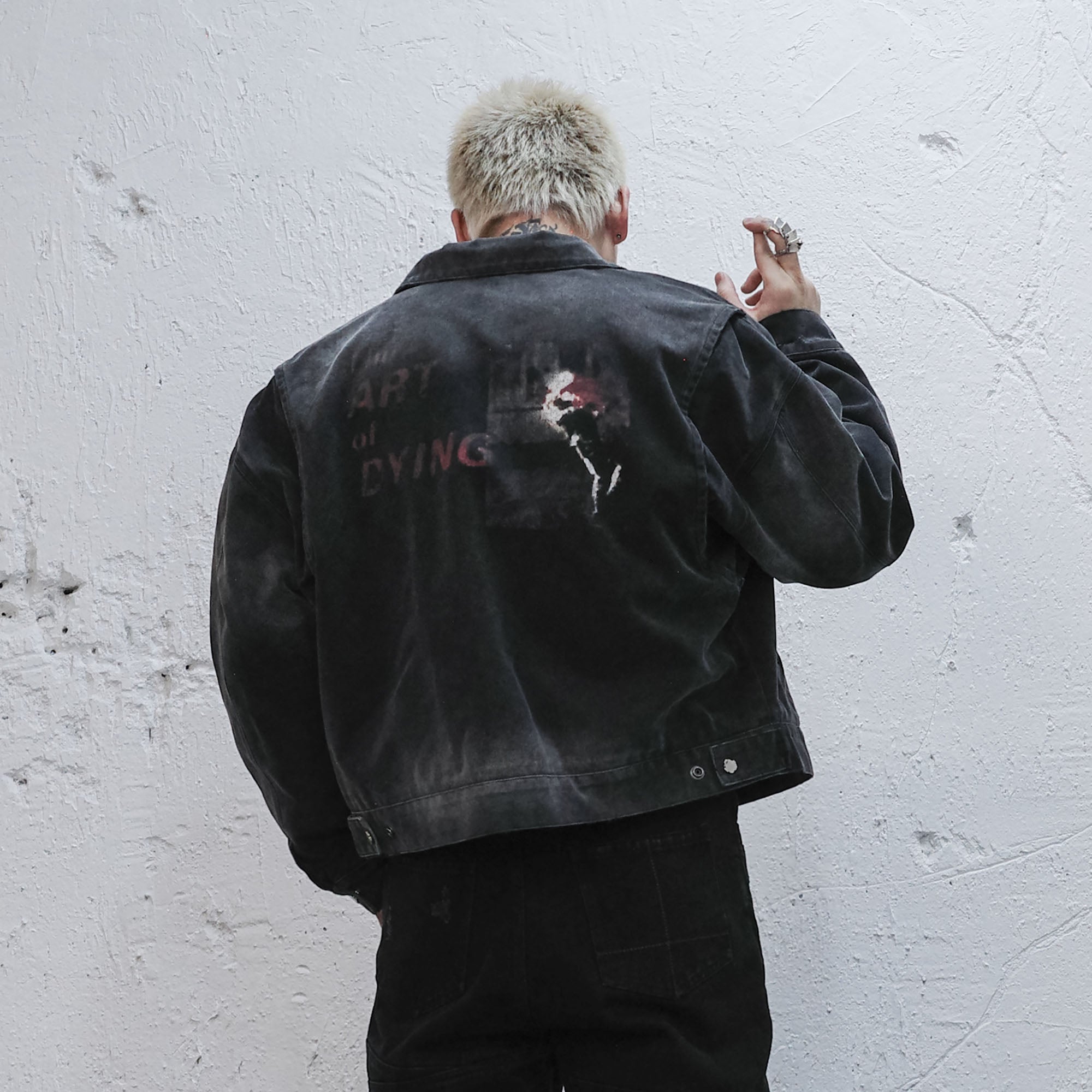 UNDERWATER Dying Art Distressed Jacket