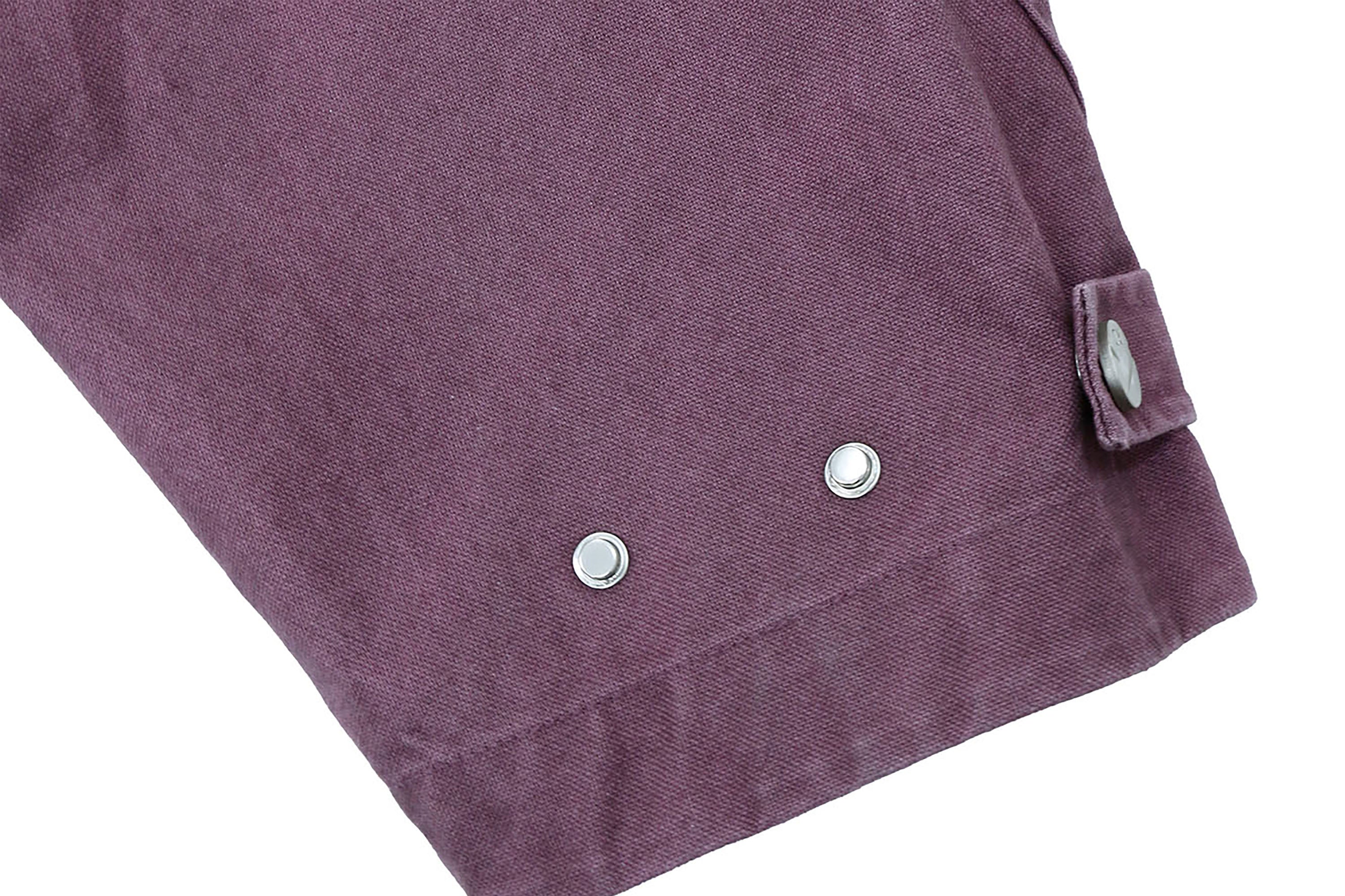RELABEL Distressed Plaid Hood Oversized Jacket Purple, premium urban and streetwear designers apparel on PROJECTISR.com, RELABEL