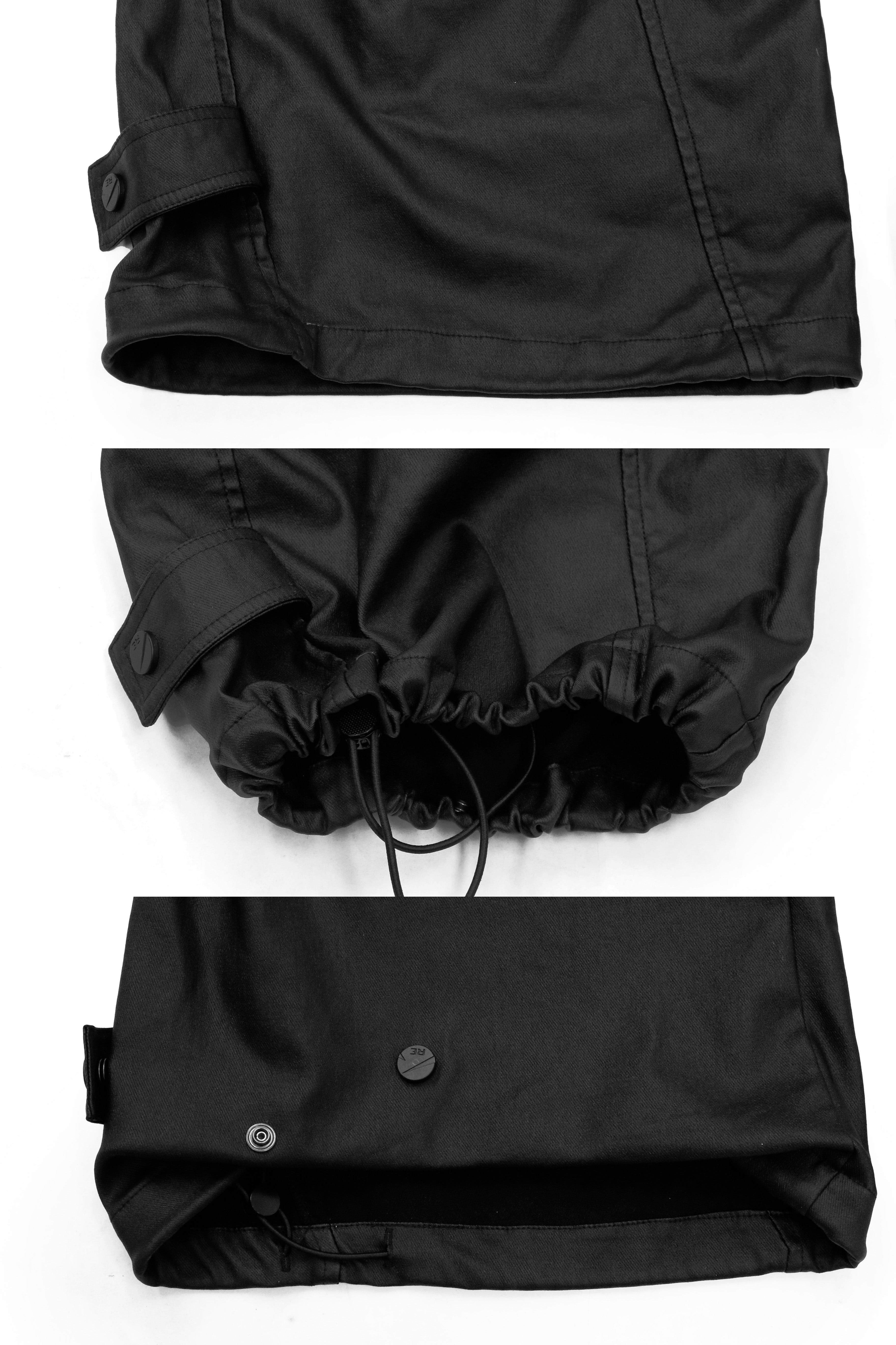 RELABEL Waxed Utility Drawstring Cargo, premium urban and streetwear designers apparel on PROJECTISR.com, RELABEL