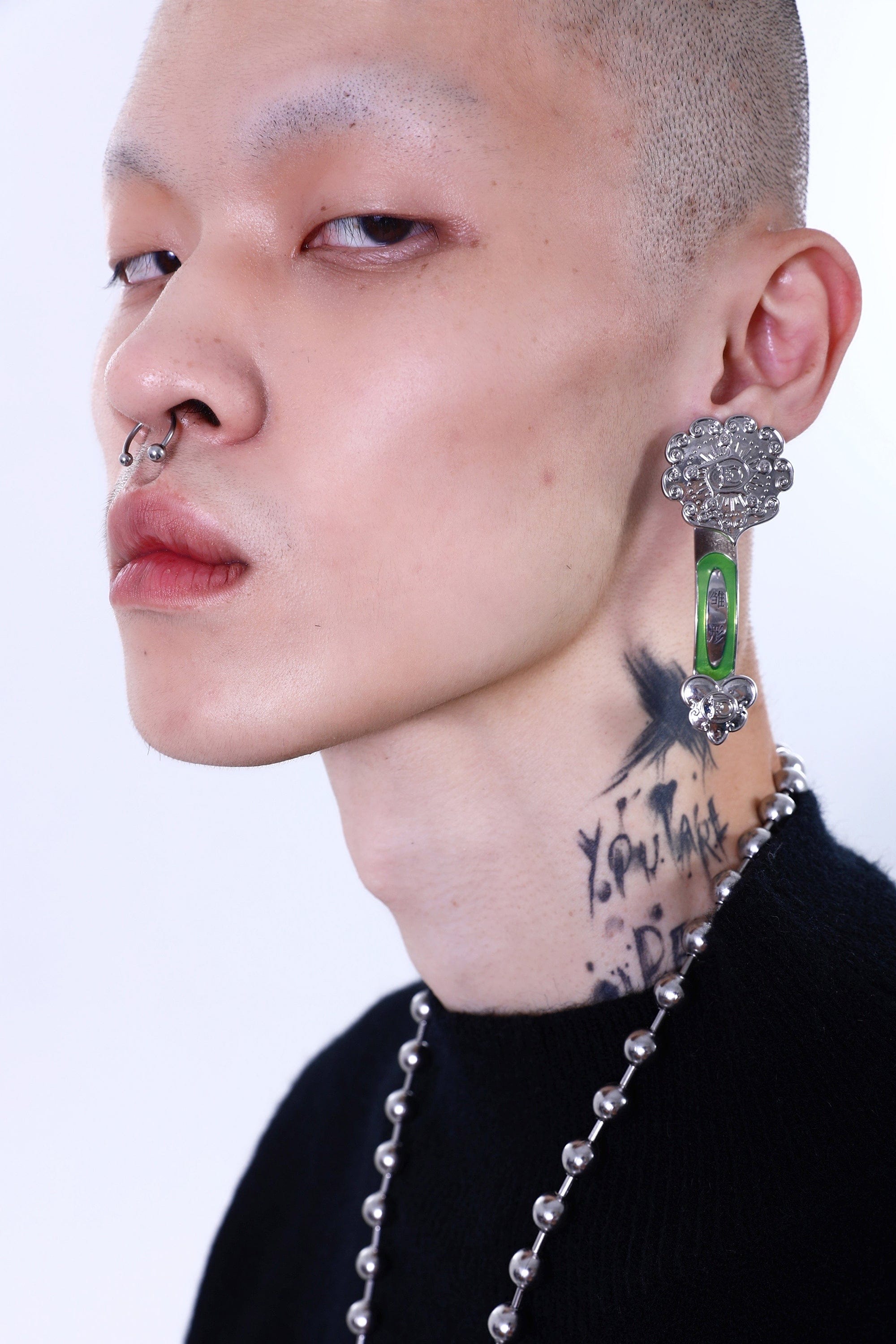 EMBRYO Ruyi Detachable Earring, premium urban and streetwear designers apparel on PROJECTISR.com, EMBRYO