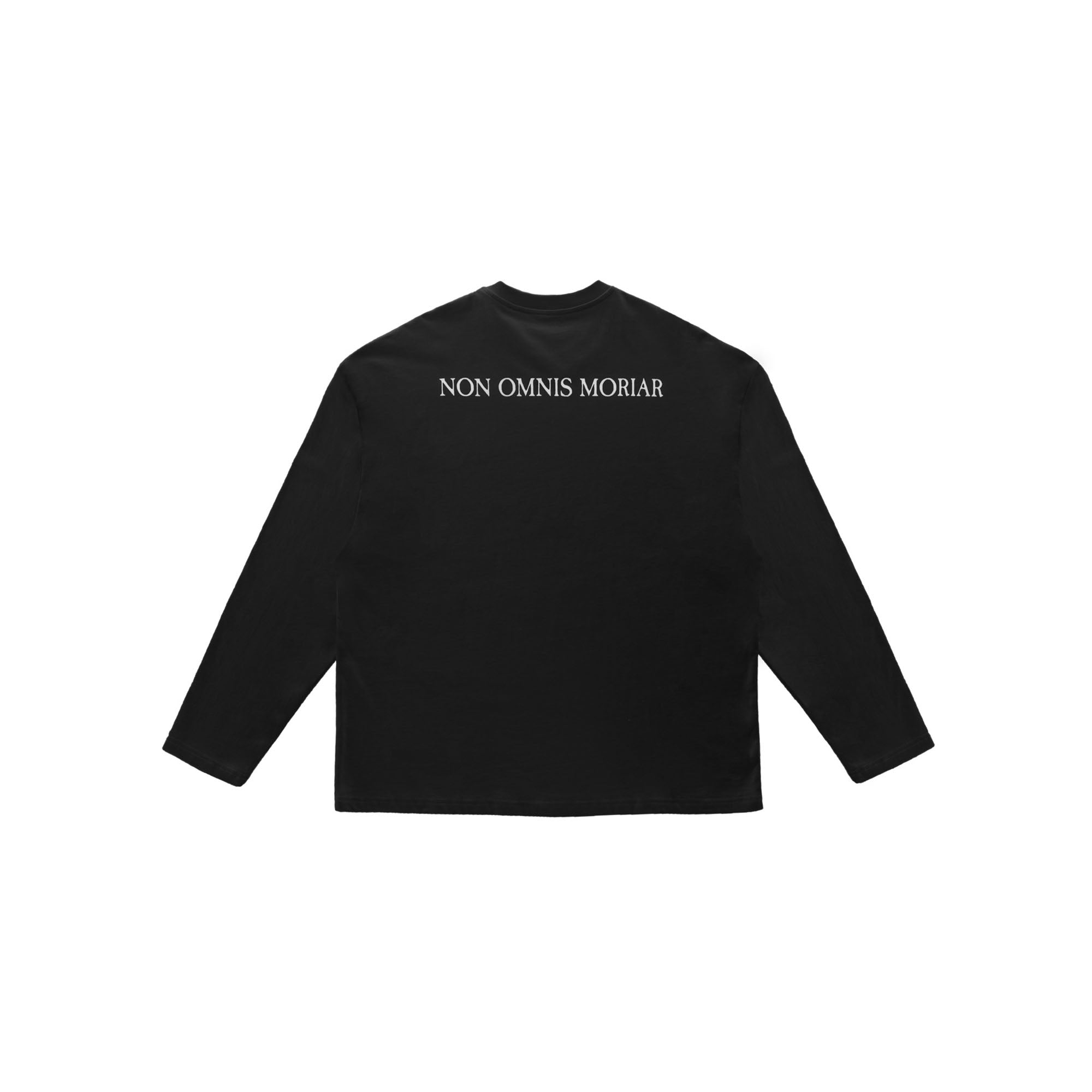 UNDERWATER Thorn Ring LOGO Long-Sleeve Tee Black