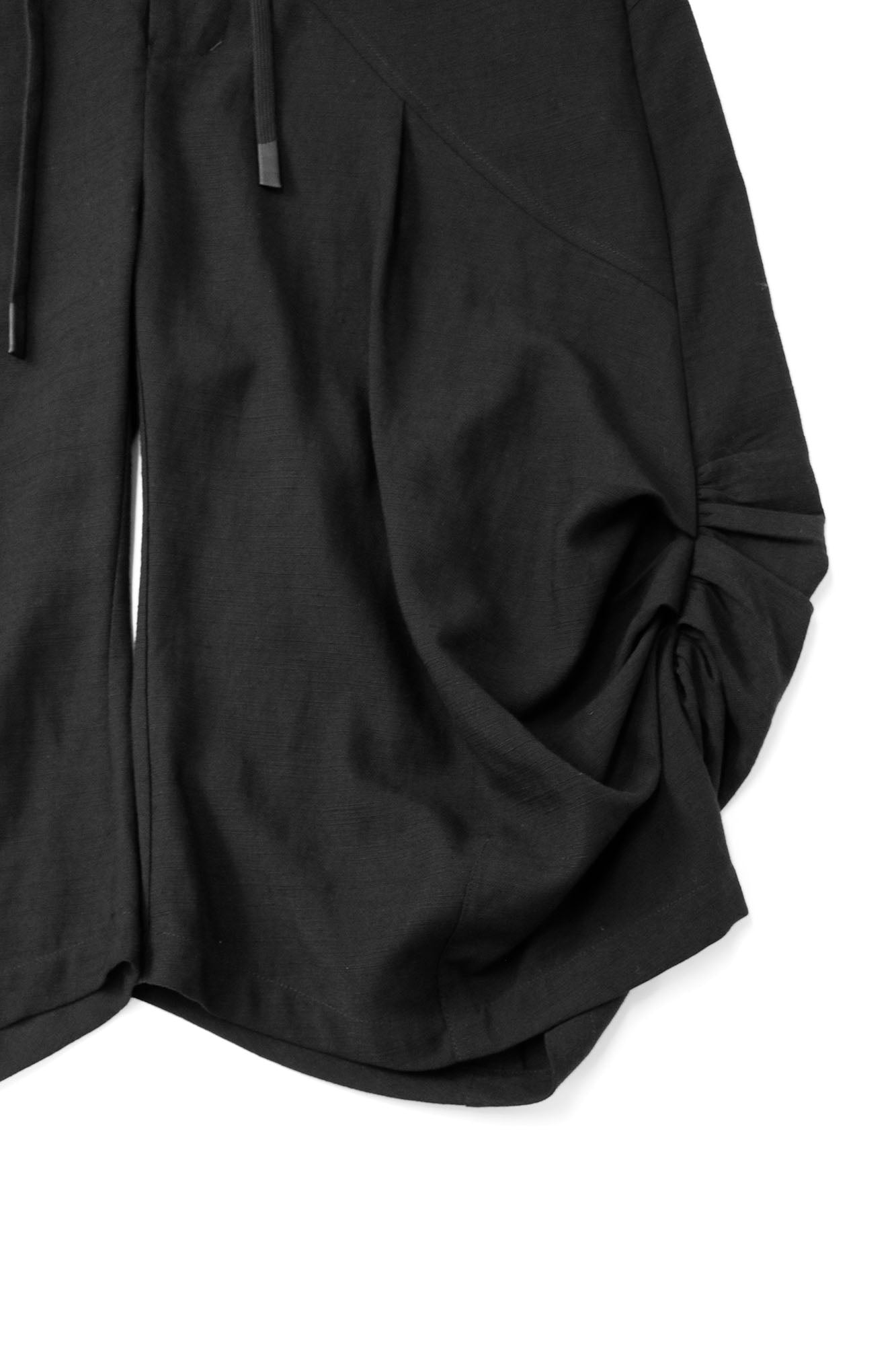 RELABEL Ruched Tencel-Acetate Oversized Shorts, premium urban and streetwear designers apparel on PROJECTISR.com, RELABEL
