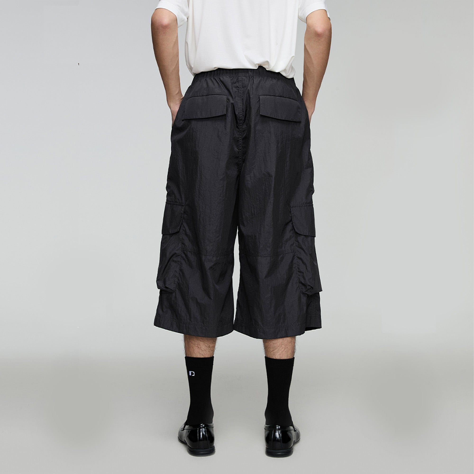 OPICLOTH Multi-Pocket Drawstring Cargo Shorts