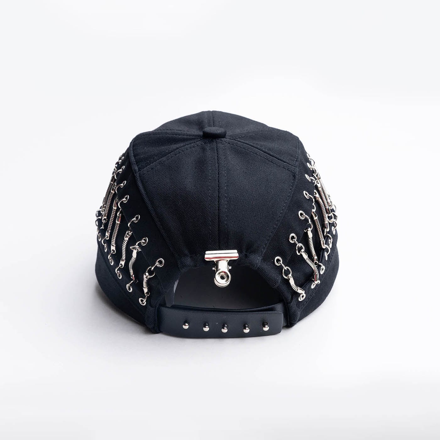 INSIDE OUT Snakebone Clipped Double-Layered Cap, premium urban and streetwear designers apparel on PROJECTISR.com, INSIDE OUT