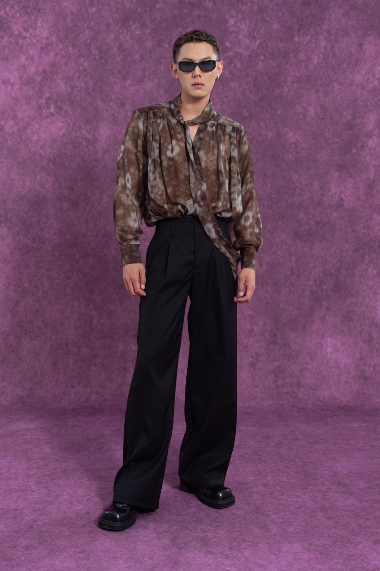CLP Essential High-Waisted Straight-Leg Pants