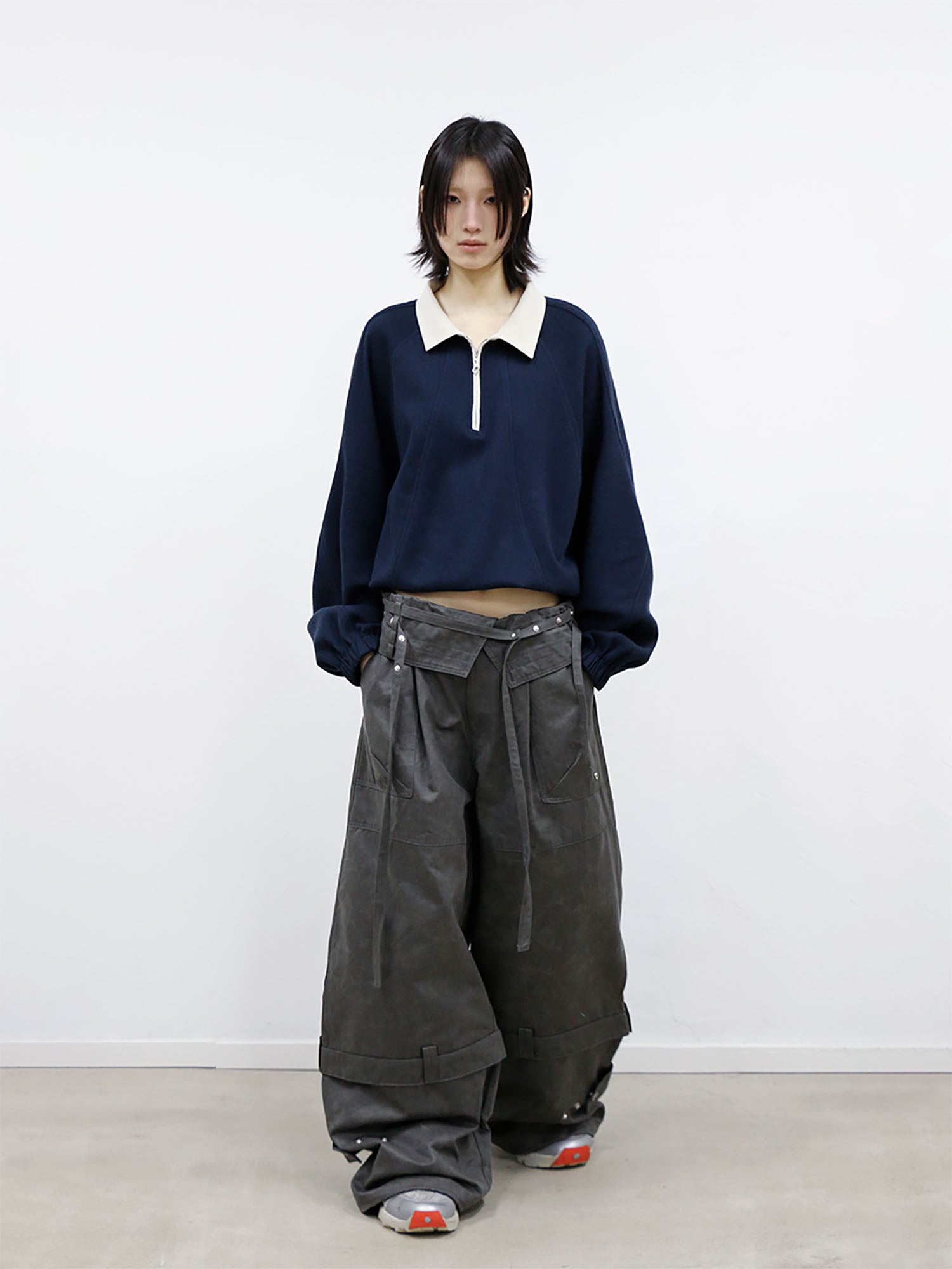 RELABEL Convertible Foldover-Waist Cargo Pants