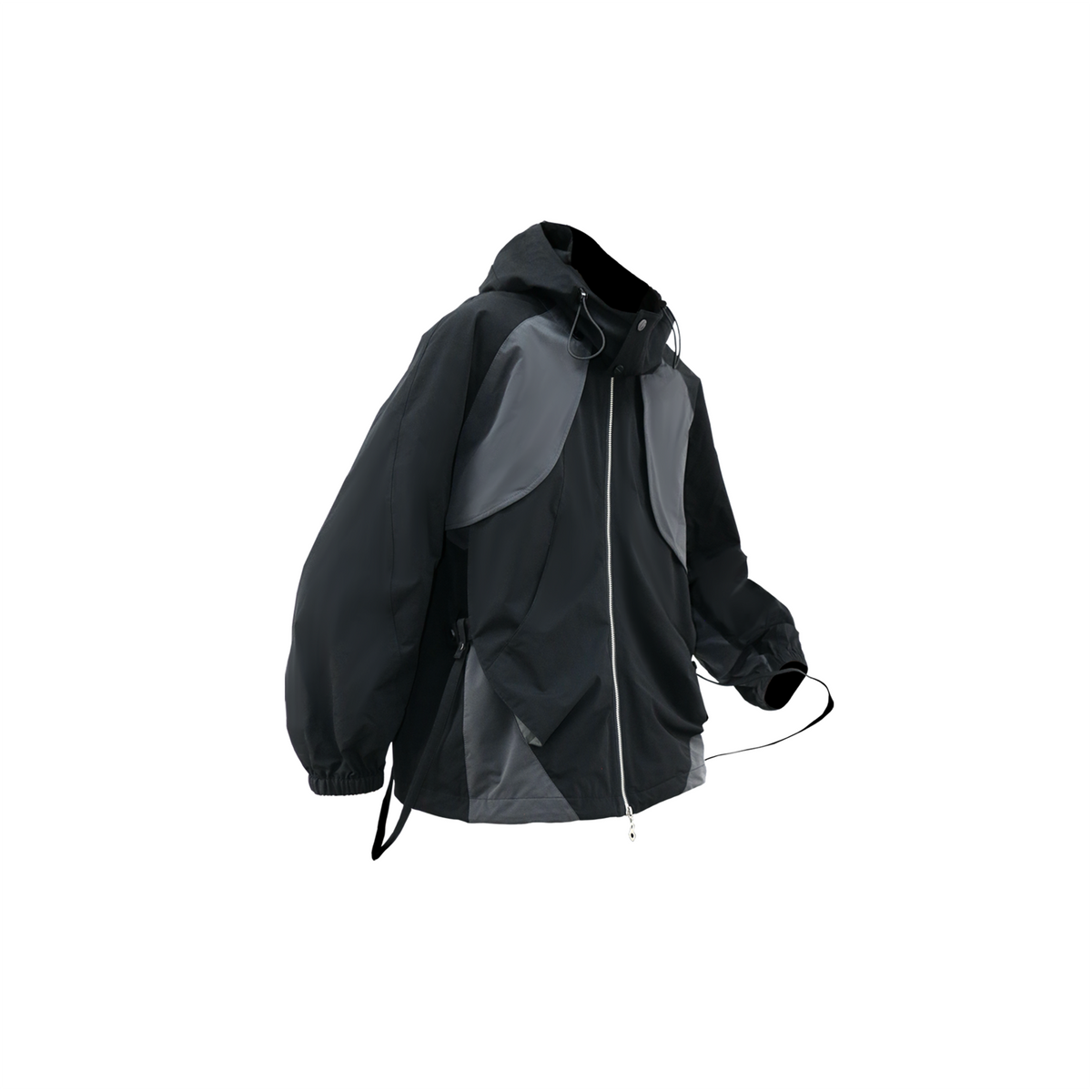 RELABEL Deconstructed Spliced Three-Way Outdoor Shell Jacket