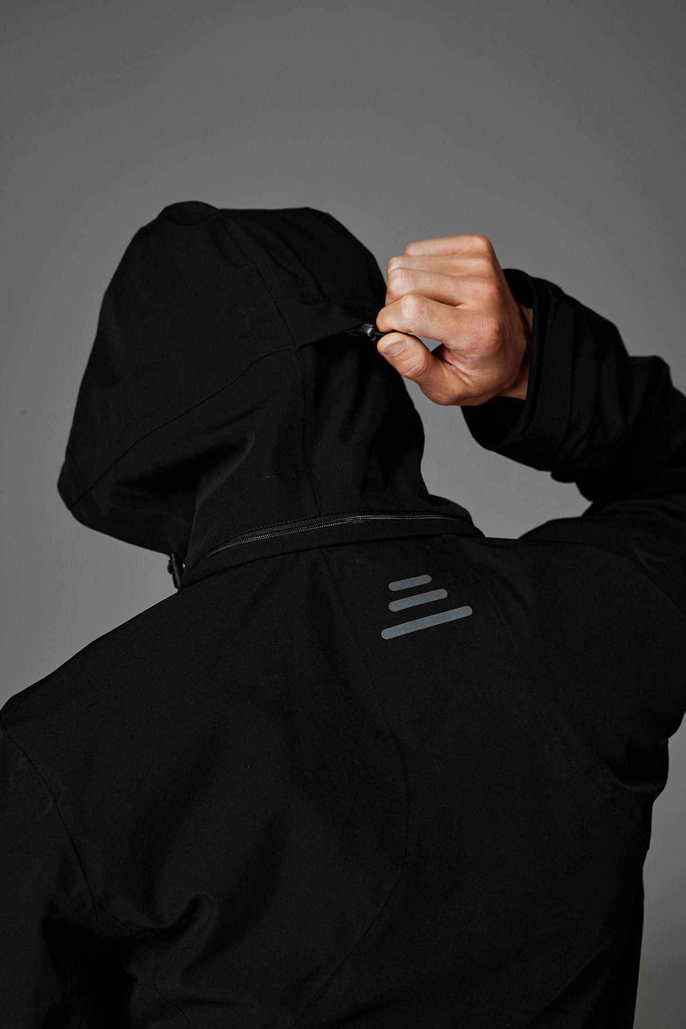 CATSSTAC Reflective Panels Tech Windbreaker Hooded Jacket, premium urban and streetwear designers apparel on PROJECTISR.com, CATSSTAC