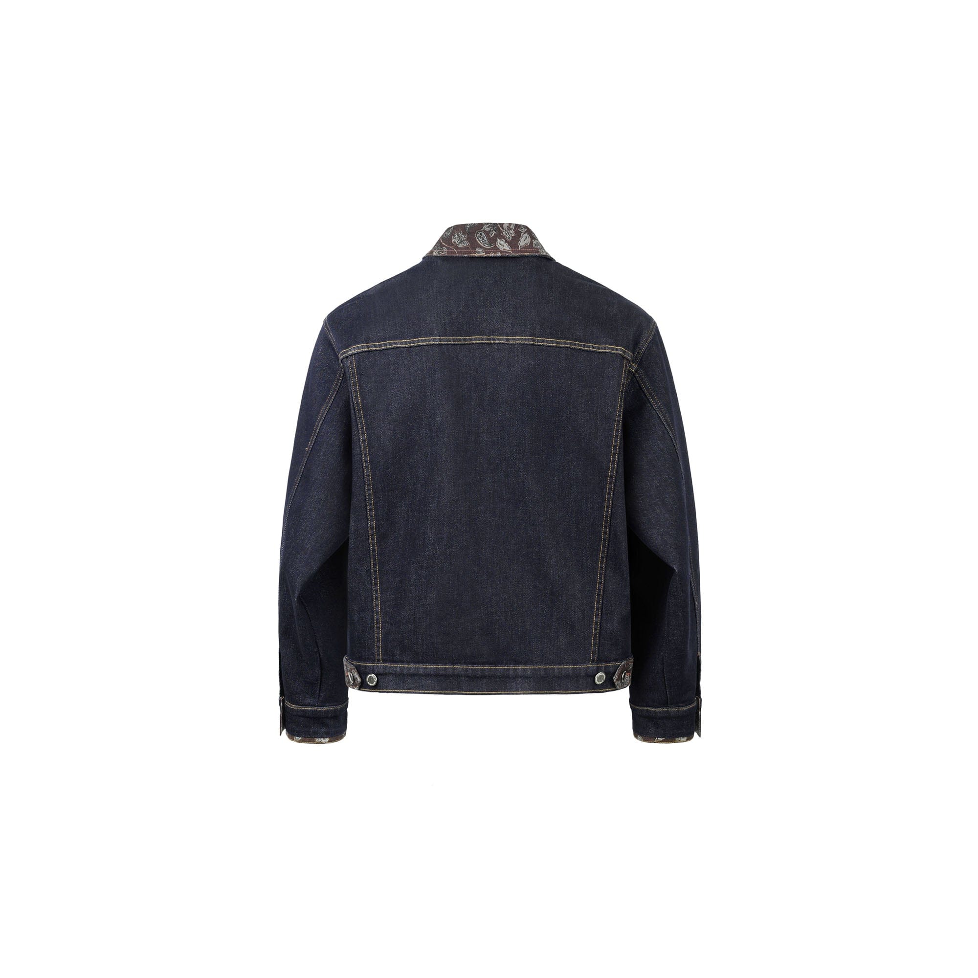 OKAYTHXBYE Floral-Lined Denim Jacket, premium urban and streetwear designers apparel on PROJECTISR.com, OKAYTHXBYE