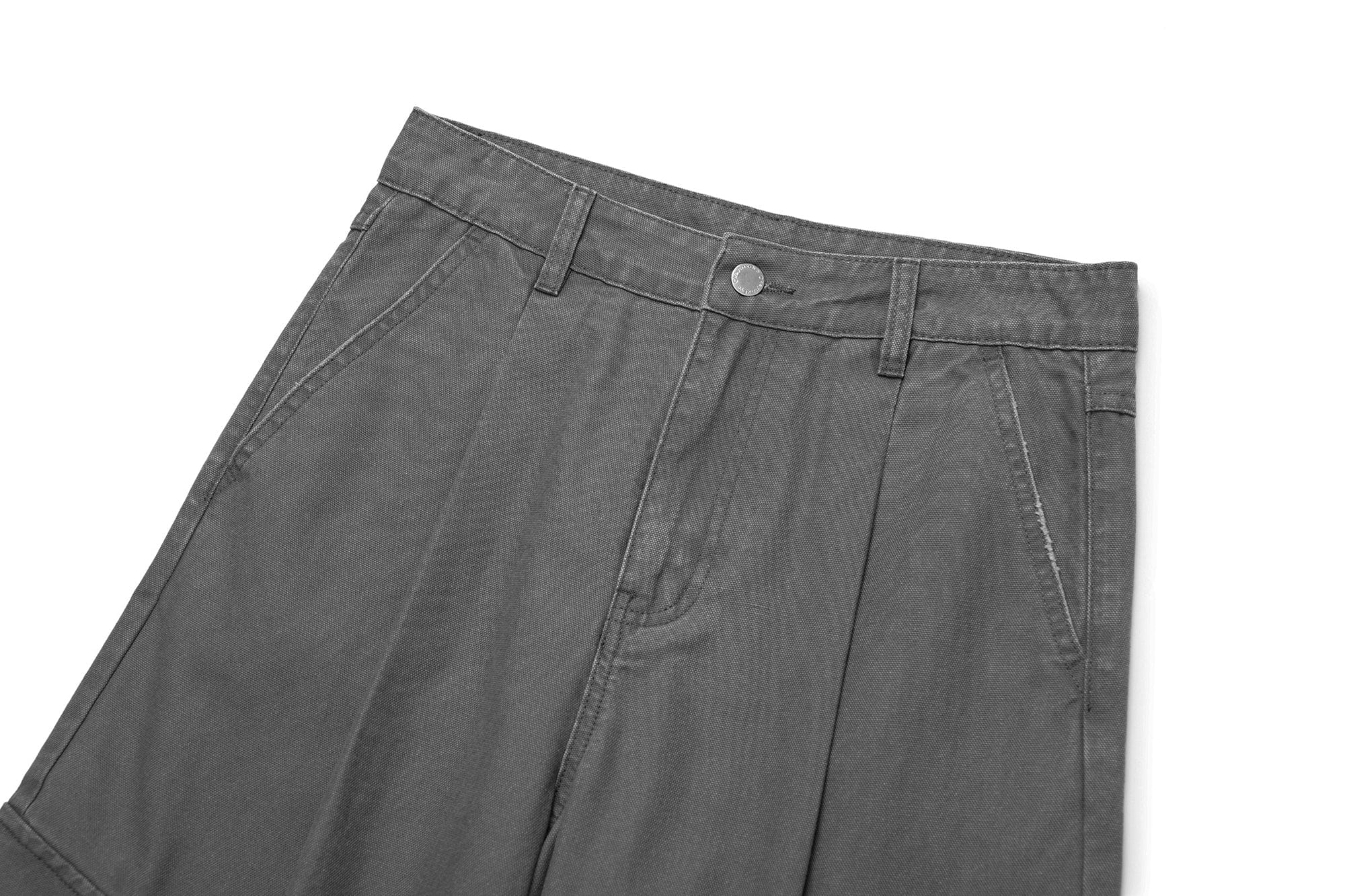 OKAYTHXBYE Pleated Utility Baggy Cargo Pants, premium urban and streetwear designers apparel on PROJECTISR.com, OKAYTHXBYE