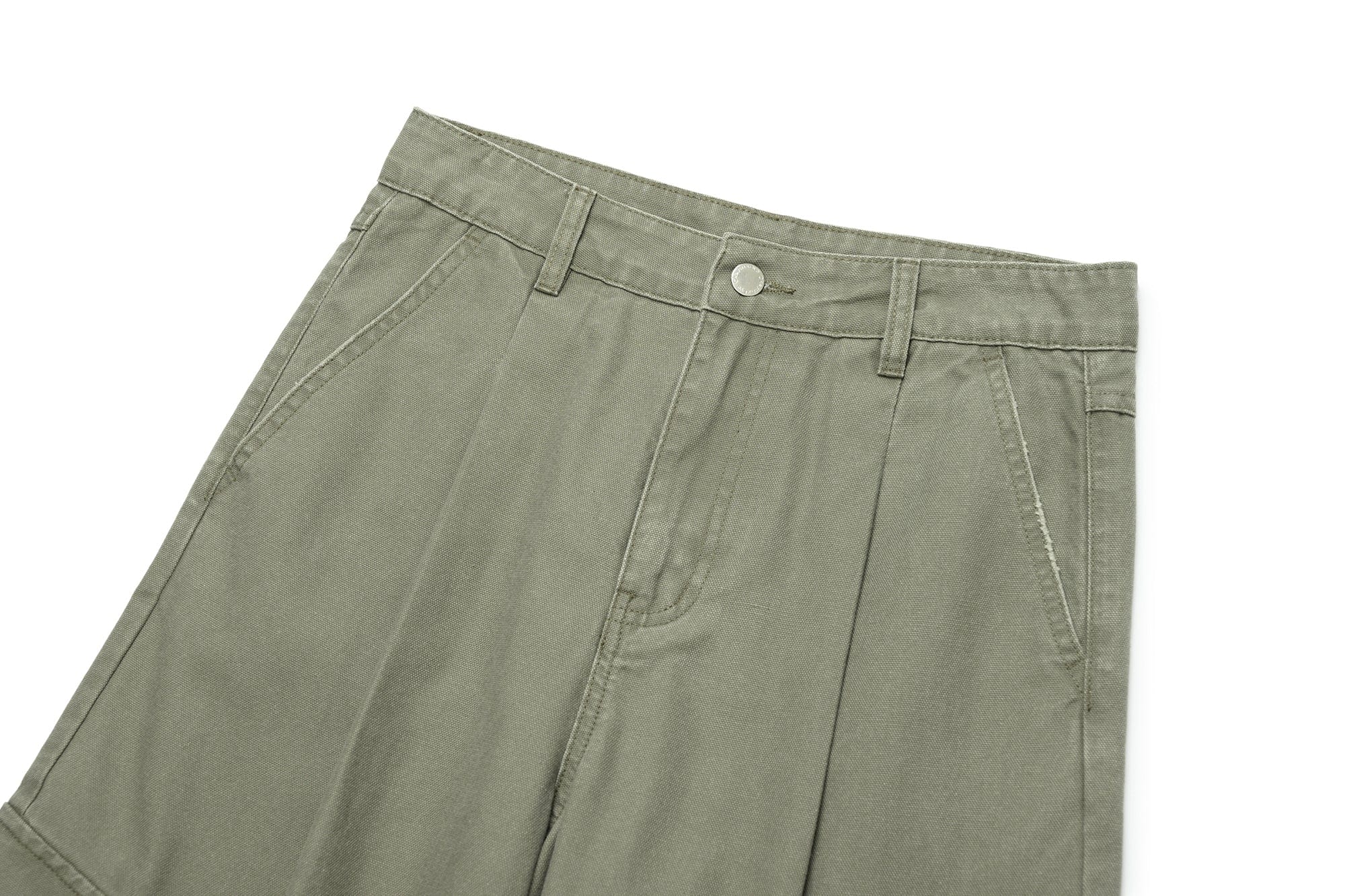 OKAYTHXBYE Pleated Utility Baggy Cargo Pants, premium urban and streetwear designers apparel on PROJECTISR.com, OKAYTHXBYE
