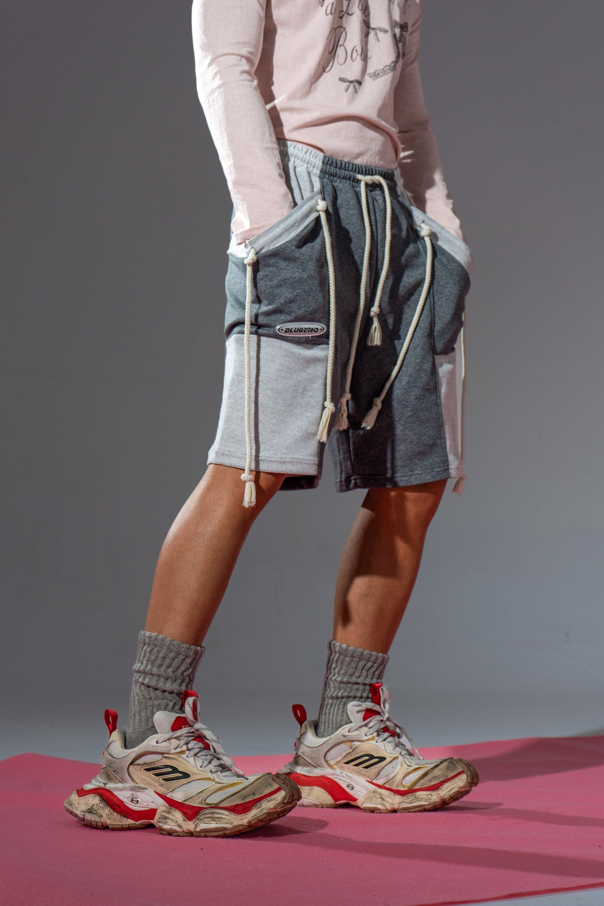 CLP Star Deconstructed Draw-String Pocket Shorts, premium urban and streetwear designers apparel on PROJECTISR.com, CLP