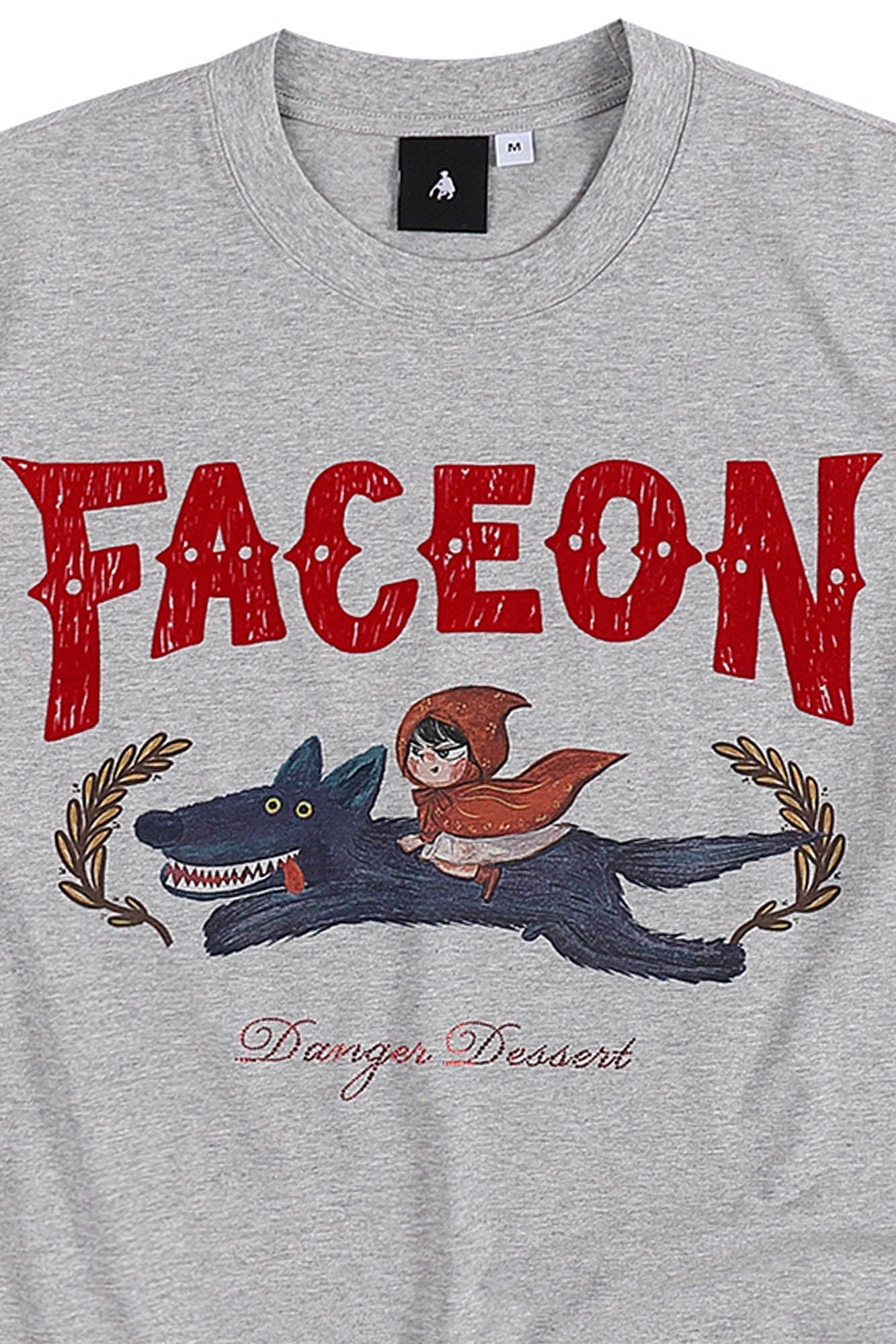 FACEONLAB Little Red Riding Knight Graphic T-Shirt, premium urban and streetwear designers apparel on PROJECTISR.com, FACEONLAB