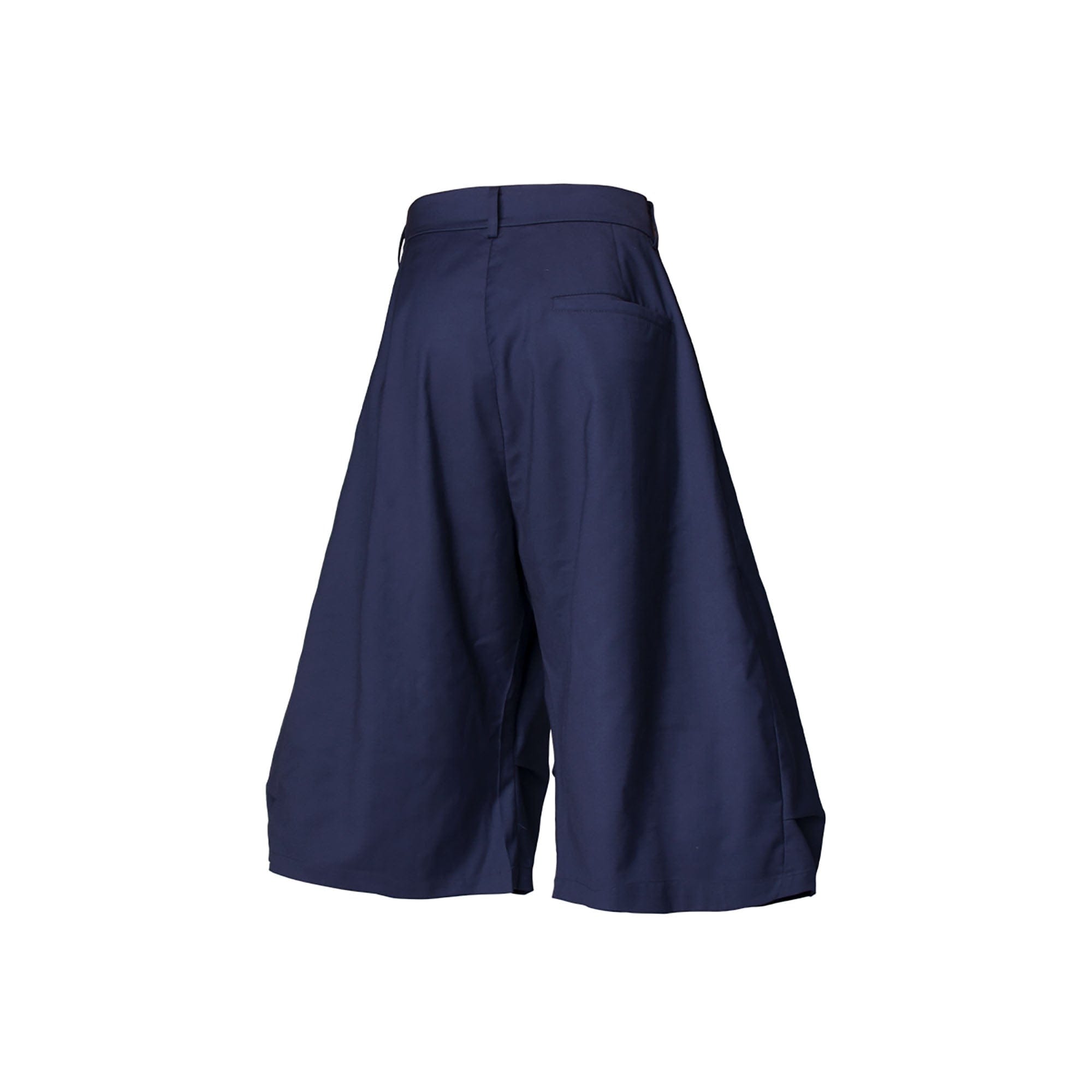 RELABEL Pleated Drape Wide-Leg Shorts, premium urban and streetwear designers apparel on PROJECTISR.com, RELABEL