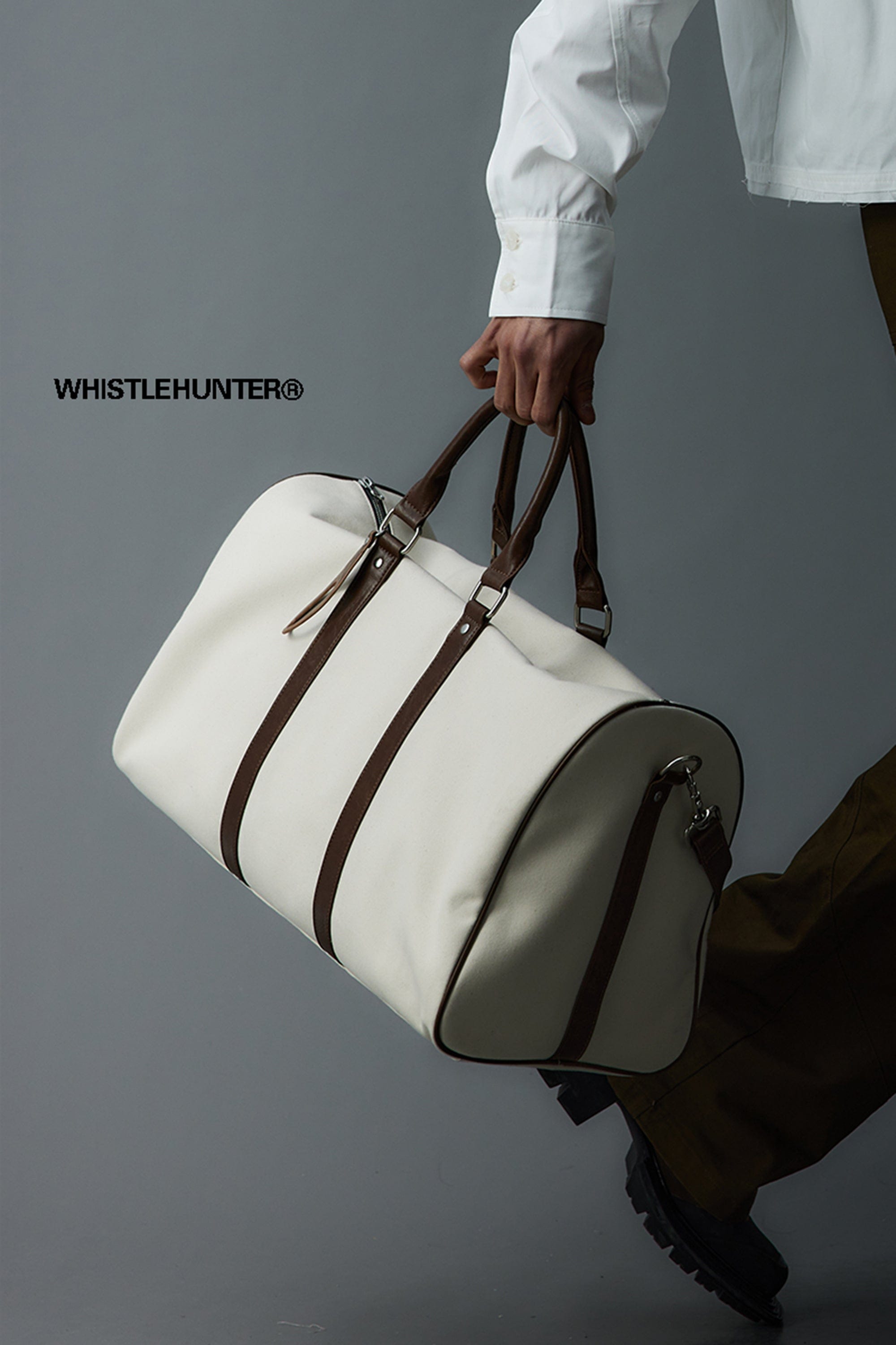 WHISTLEHUNTER Modern Canvas Duffle Bag, premium urban and streetwear designers apparel on PROJECTISR.com, WHISTLEHUNTER