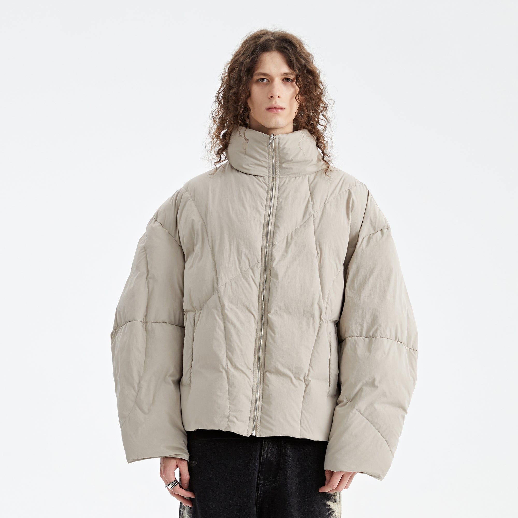 ORGANIC EMOTION Reversible Oversized Waterproof Down Jacket, premium urban and streetwear designers apparel on PROJECTISR.com, ORGANIC EMOTION