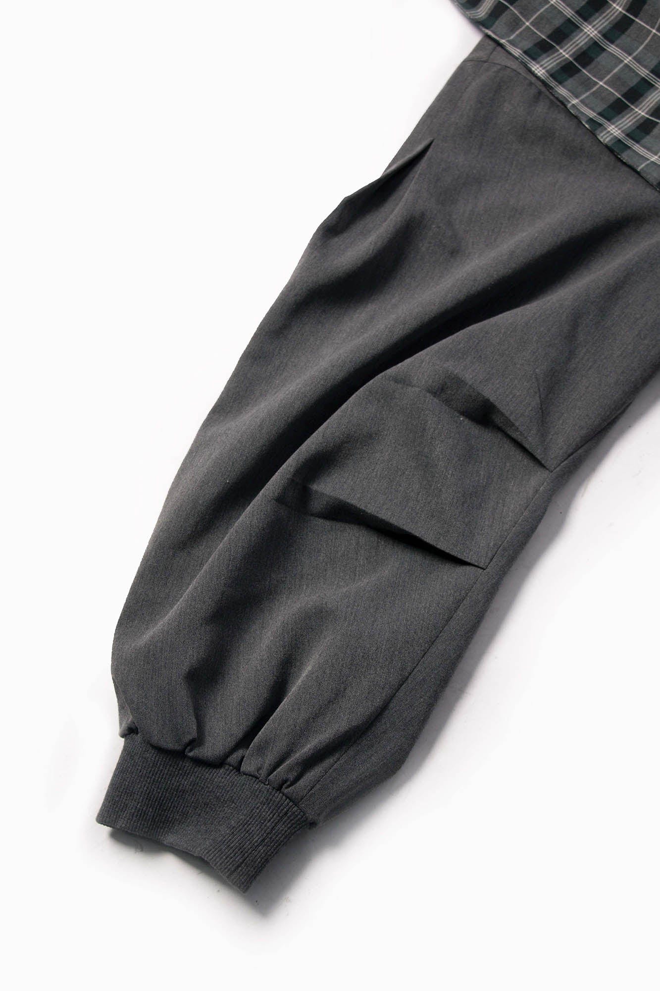 RELABEL Detachable Plaid Hooded Jacket, premium urban and streetwear designers apparel on PROJECTISR.com, RELABEL