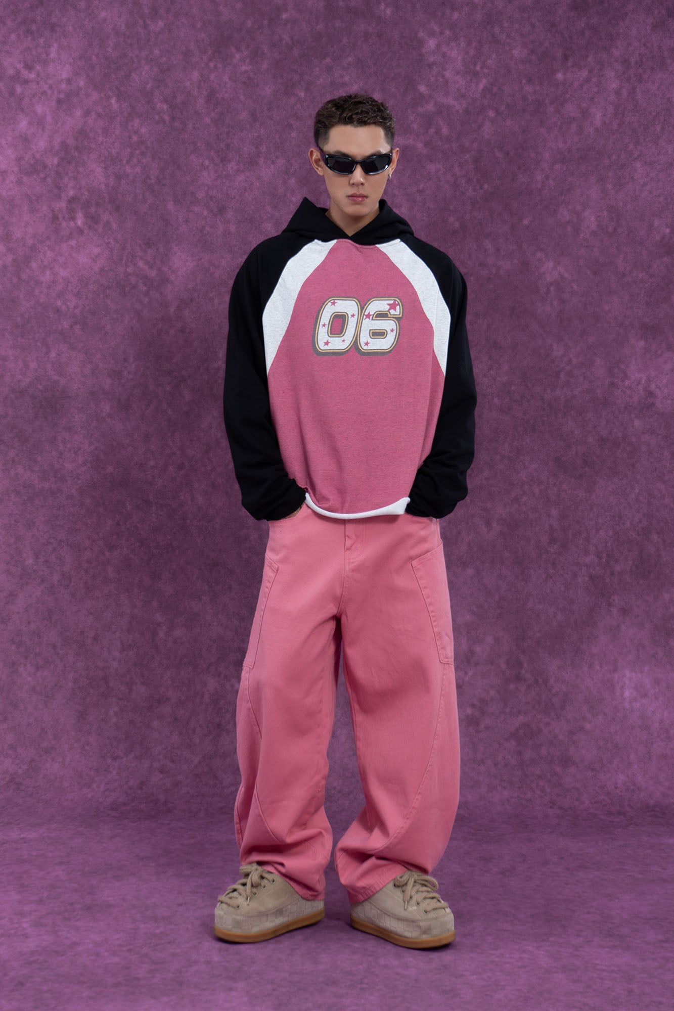 CLP Slant Panel Oversized Cargo Jeans, premium urban and streetwear designers apparel on PROJECTISR.com, CLP