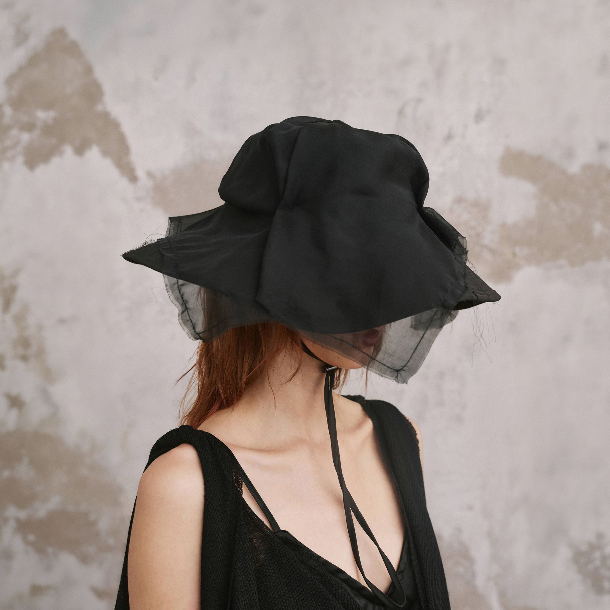 ILNya Nieternite Nifutur Mulberry Silk Veiled Sun Hat