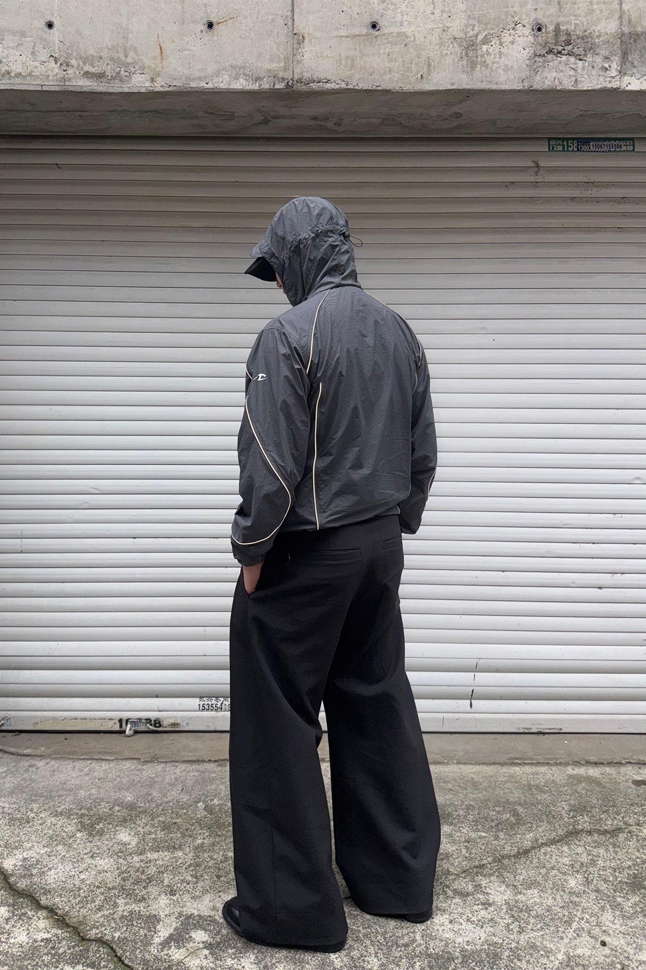 CATSSTAC Curved-Panel Lightweight UV Protection Jacket, premium urban and streetwear designers apparel on PROJECTISR.com, CATSSTAC
