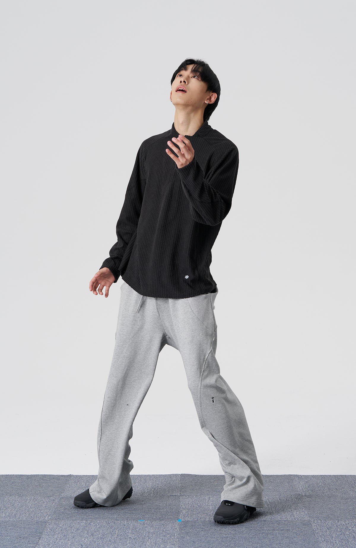 FMACM Diamond Fleece Half-Zip Long-Sleeve Tee