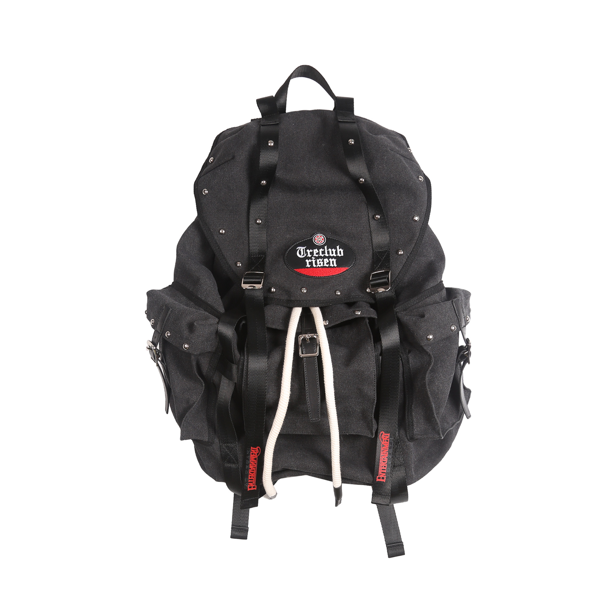 TRECLUB Studded Utility Cargo Backpack