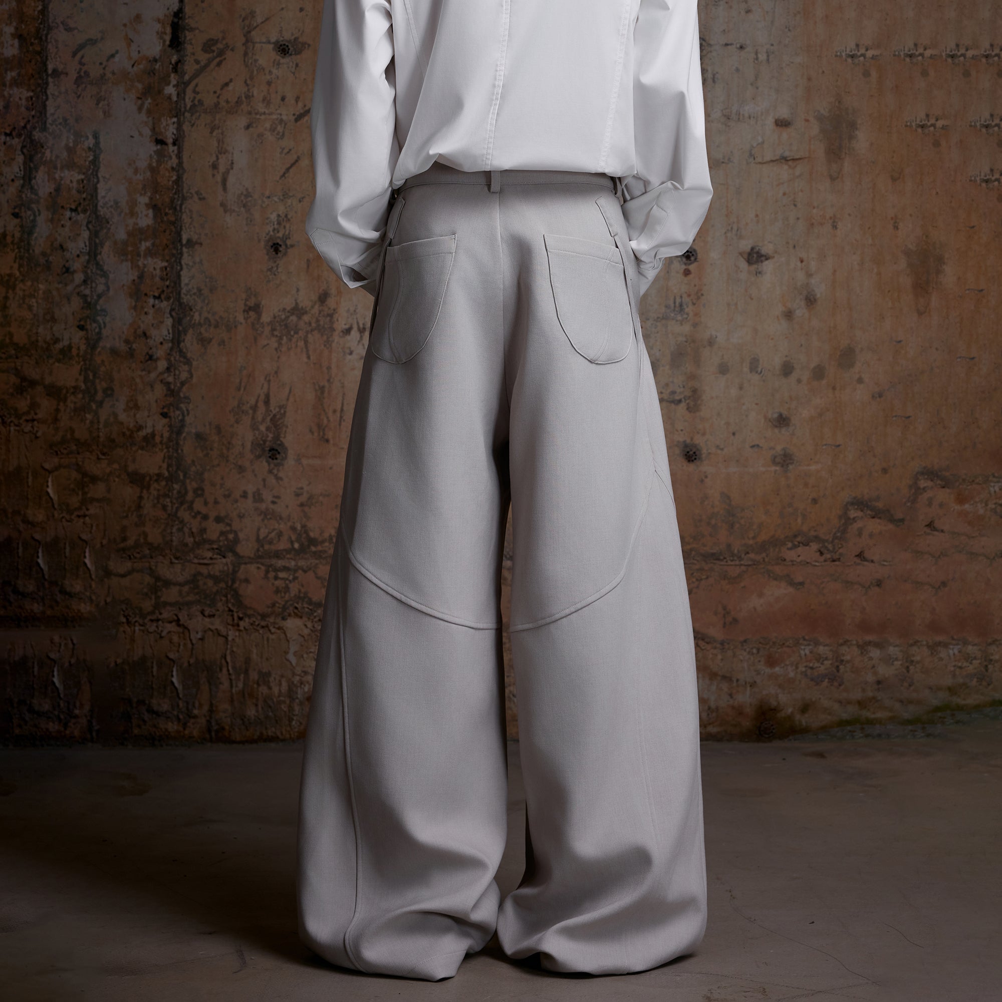 2000RSK Paneled Button-Fly Straight-Leg Trousers