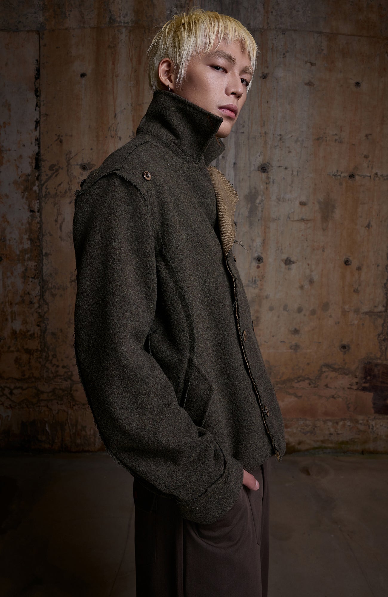 2000RSK Wool-Blend Double-Breasted Blazer