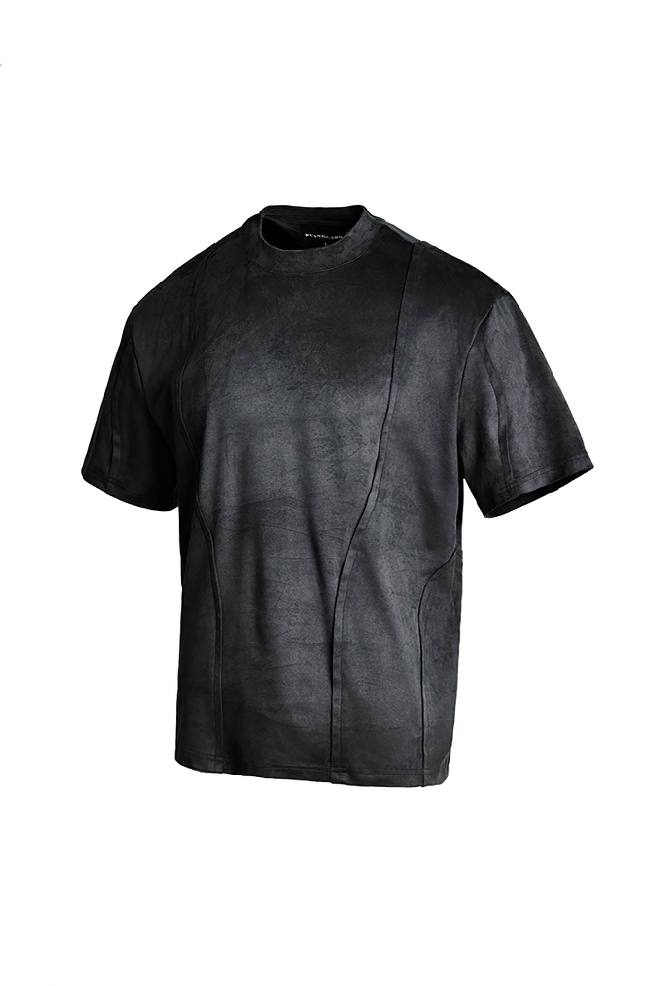 SSIN7 Suede Arc Spliced T-Shirt, premium urban and streetwear designers apparel on PROJECTISR.com, SSIN7