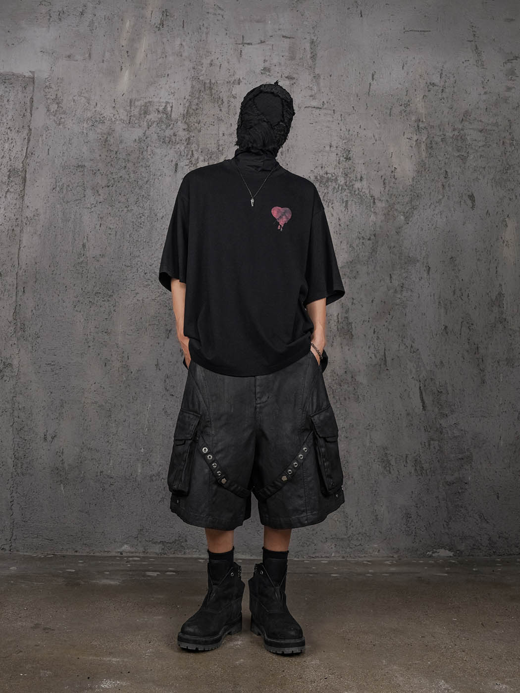 UNDERWATER Bandaged Waxed Shorts, premium urban and streetwear designers apparel on PROJECTISR.com, UNDERWATER