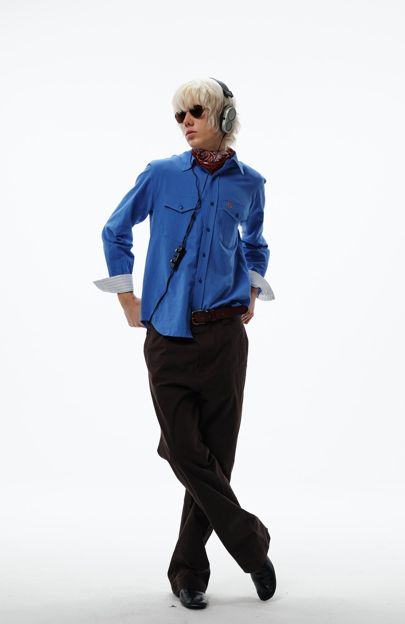 TRECLUB Retro Straight-Leg Trousers, premium urban and streetwear designers apparel on PROJECTISR.com, TRECLUB
