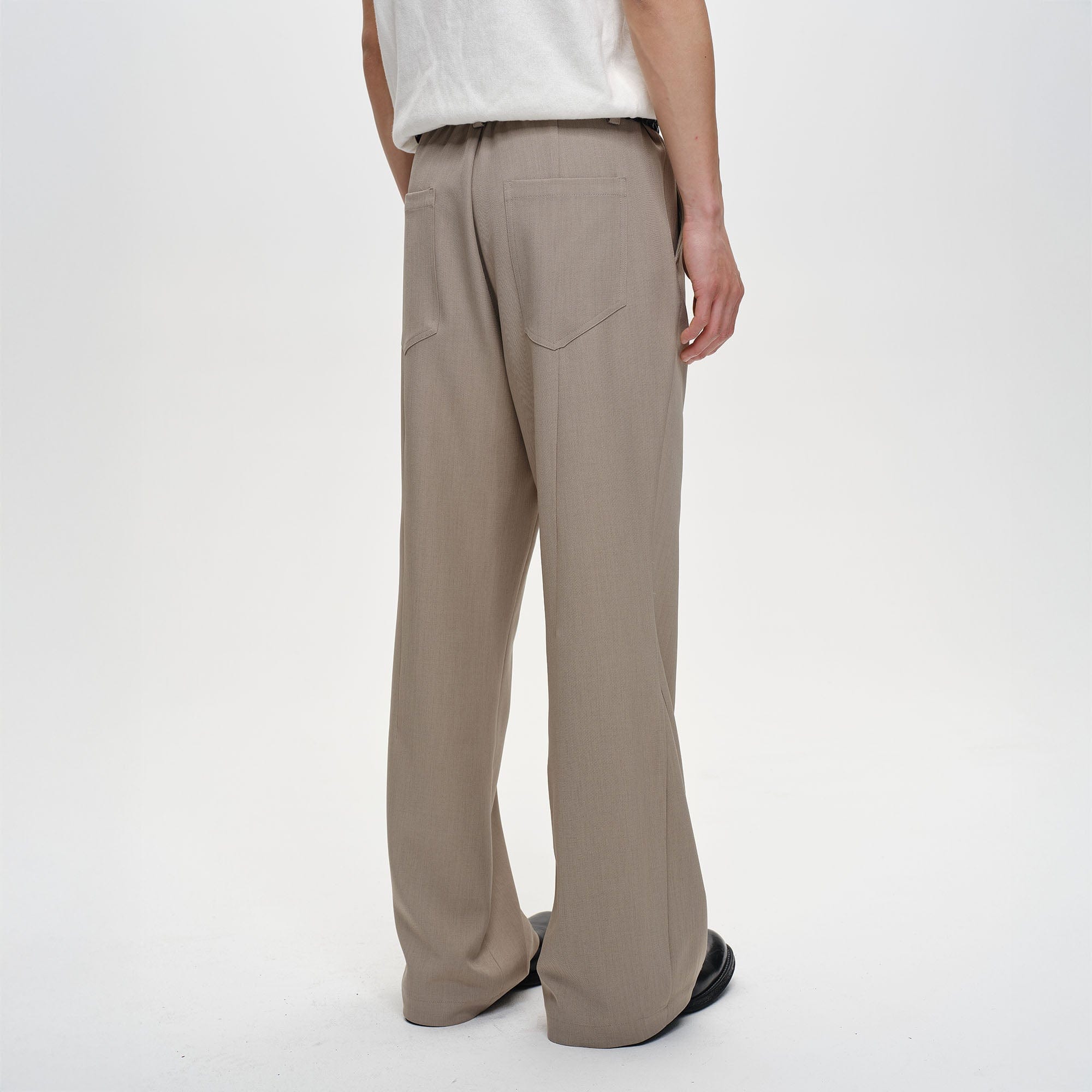 CATSSTAC Minimal Patch Wide-Leg Trousers, premium urban and streetwear designers apparel on PROJECTISR.com, CATSSTAC