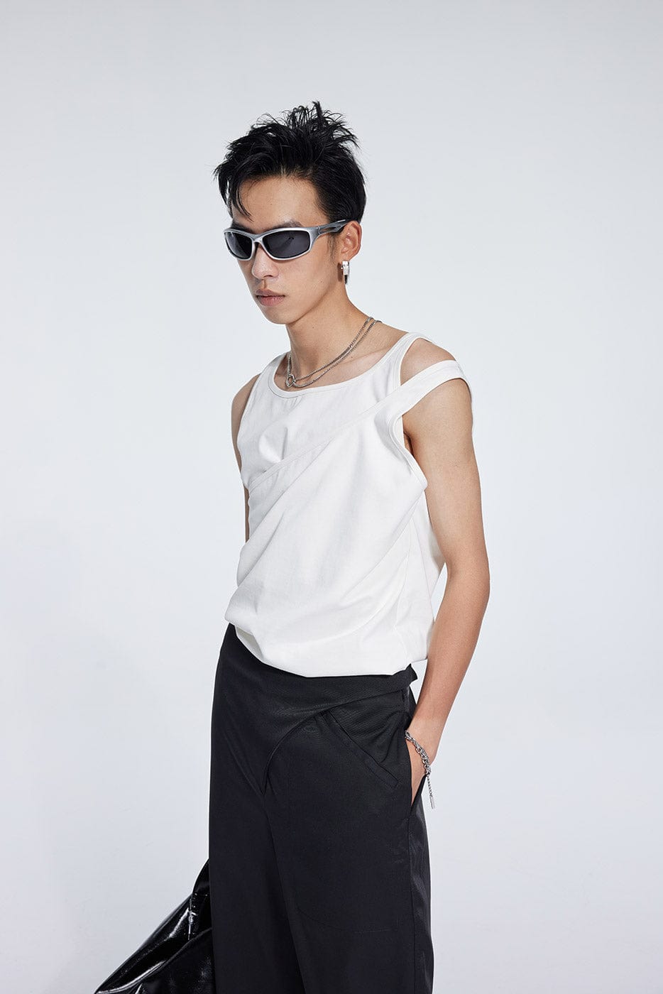 WHISTLEHUNTER Double-Layered Tank Top, premium urban and streetwear designers apparel on PROJECTISR.com, WHISTLEHUNTER