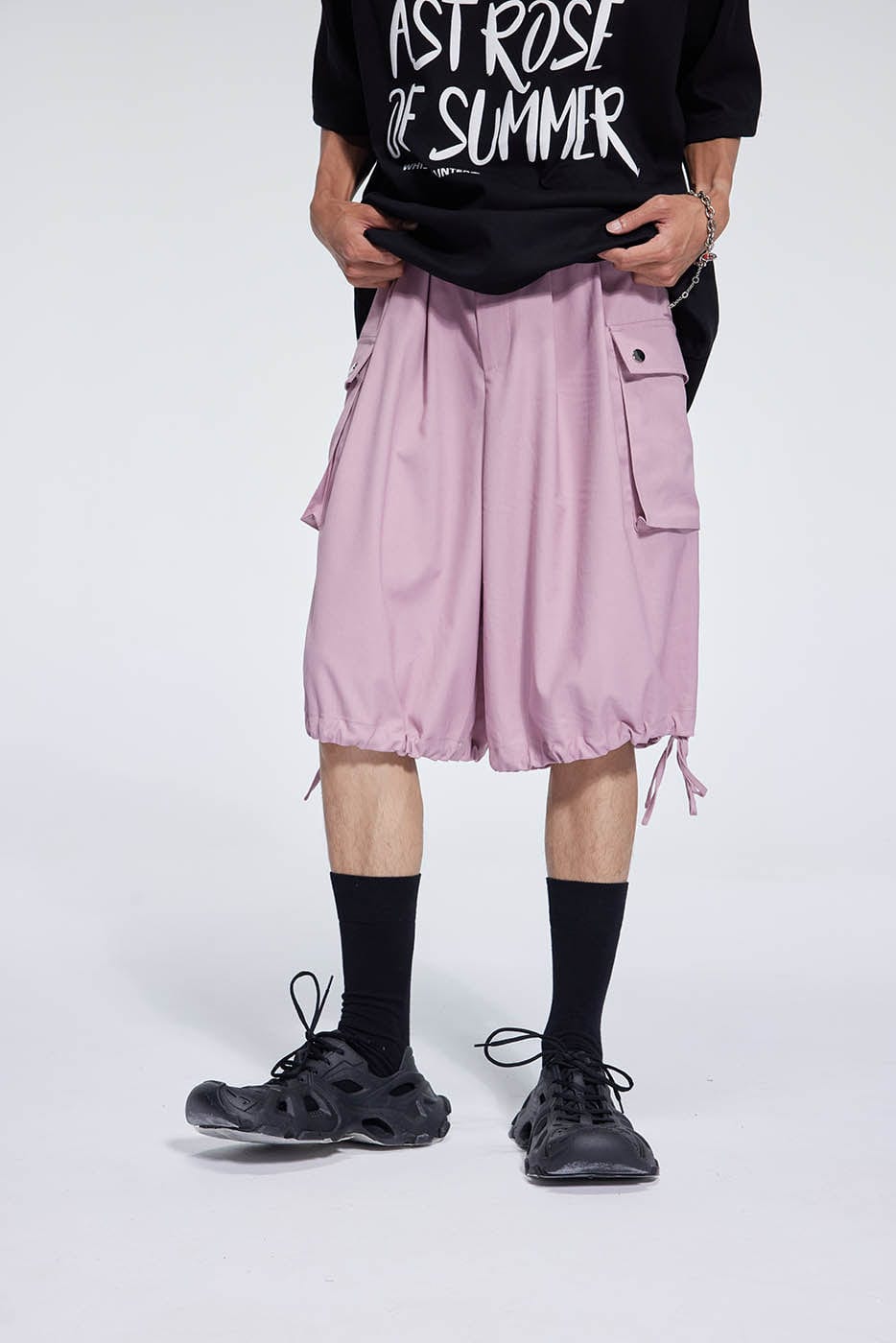 WHISTLEHUNTER Big Pockets Drawstring Shorts, premium urban and streetwear designers apparel on PROJECTISR.com, WHISTLEHUNTER