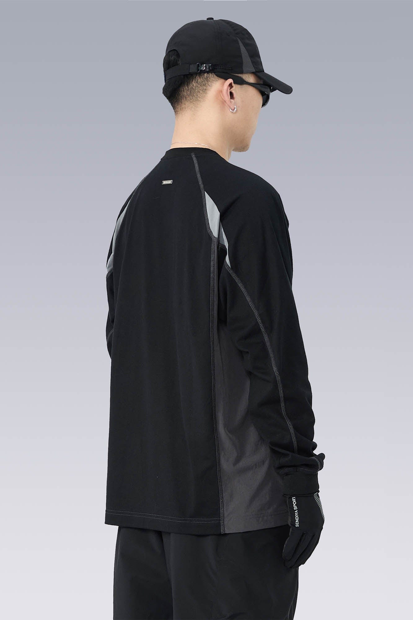 SILENSTORM Spliced Raglan Cycling Long-Sleeve Shirt, premium urban and streetwear designers apparel on PROJECTISR.com, SILENSTORM