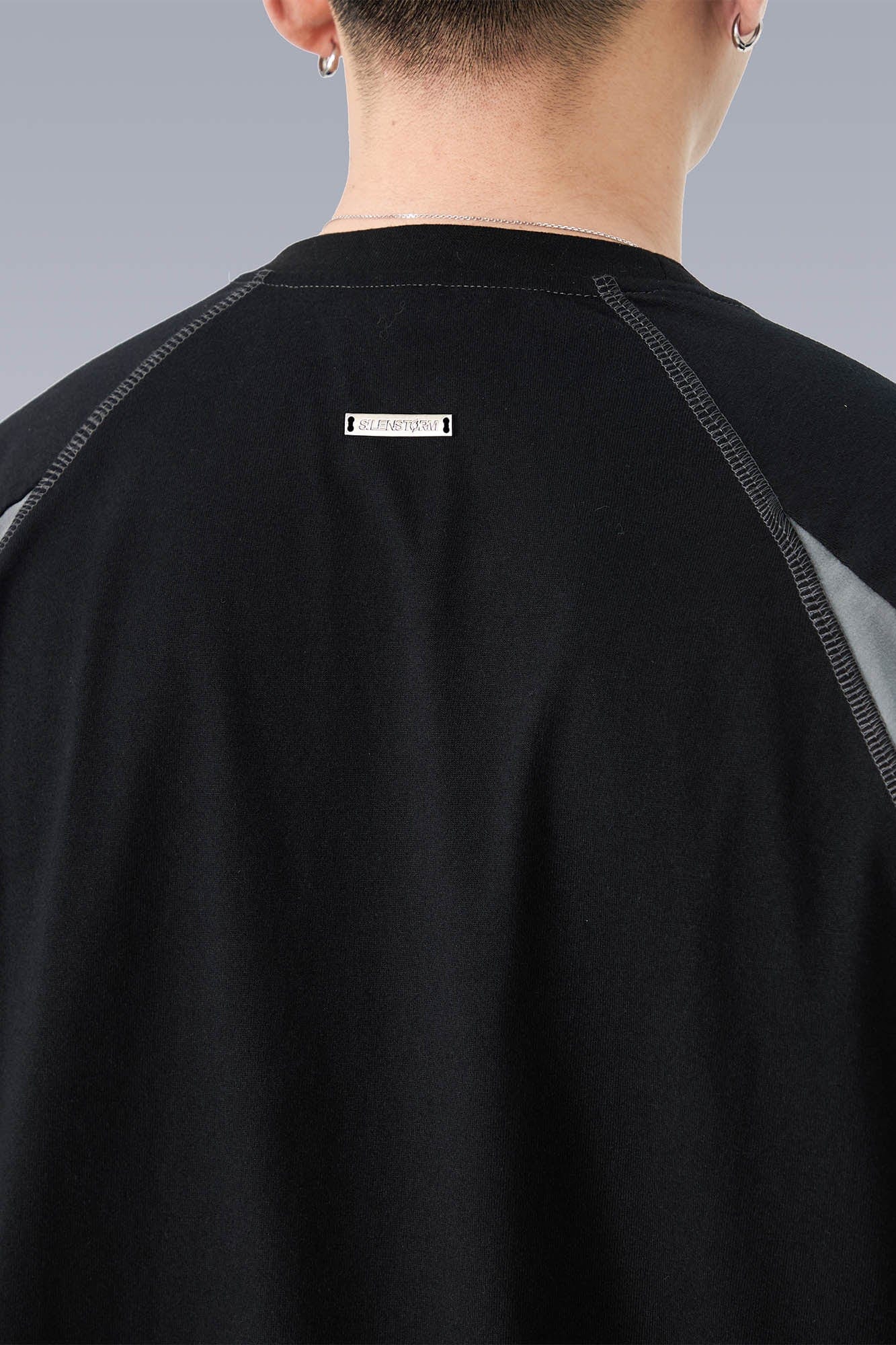 SILENSTORM Spliced Raglan Cycling Long-Sleeve Shirt, premium urban and streetwear designers apparel on PROJECTISR.com, SILENSTORM