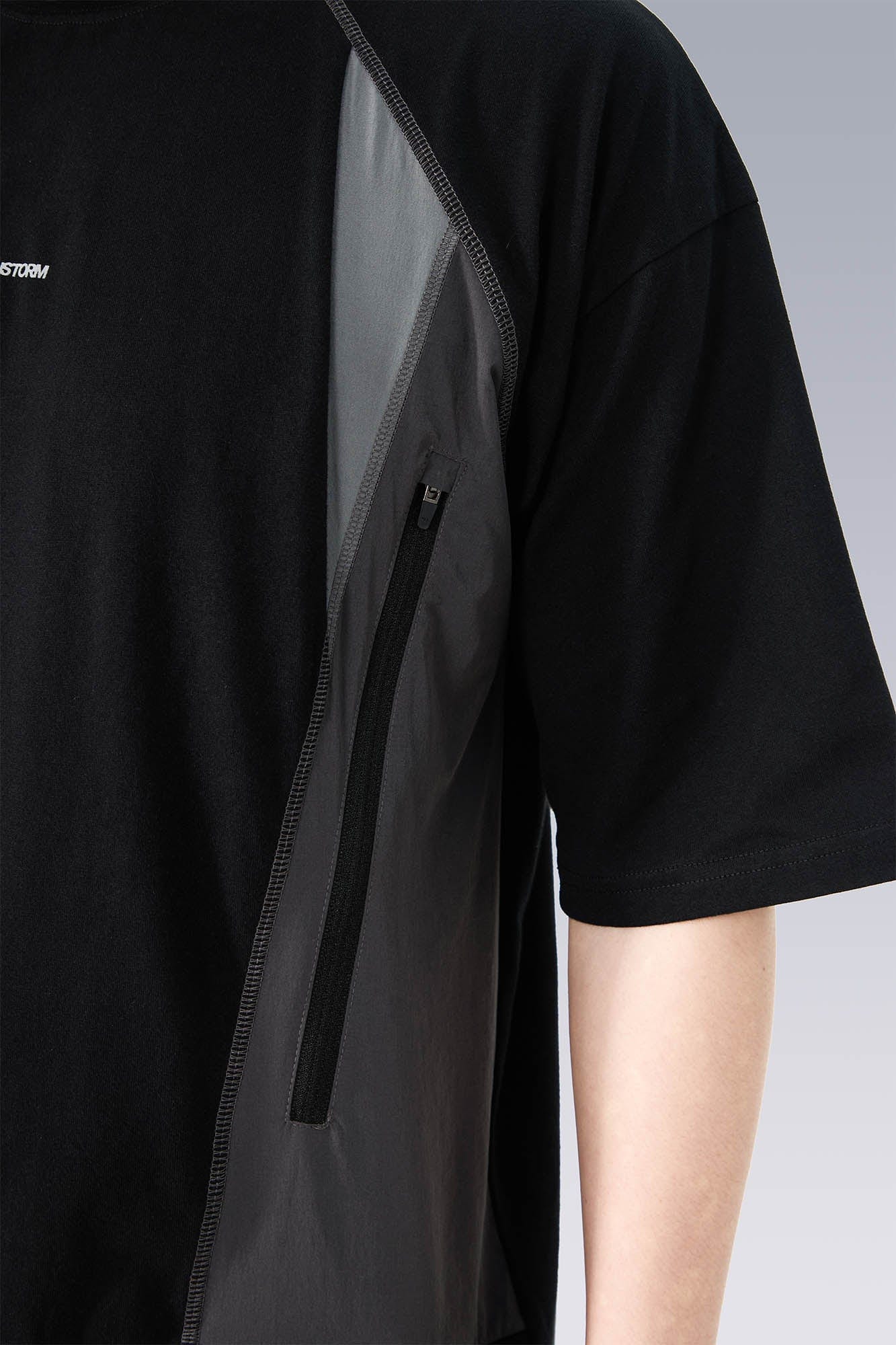 SILENSTORM Paneled Multi-Pocket T-Shirt, premium urban and streetwear designers apparel on PROJECTISR.com, SILENSTORM