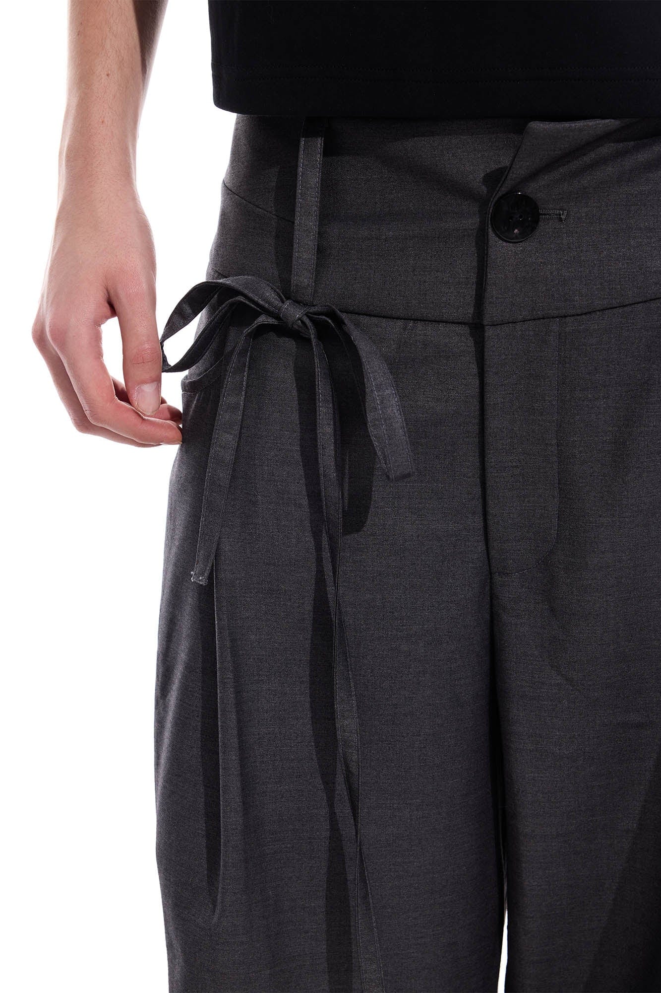 WHISTLEHUNTER Studded-Side Strap Straight-Leg Pants, premium urban and streetwear designers apparel on PROJECTISR.com, WHISTLEHUNTER