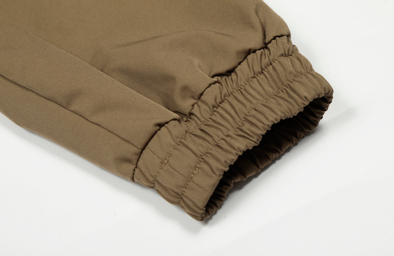 CLP Elastic-Waist Cropped Utility Jacket