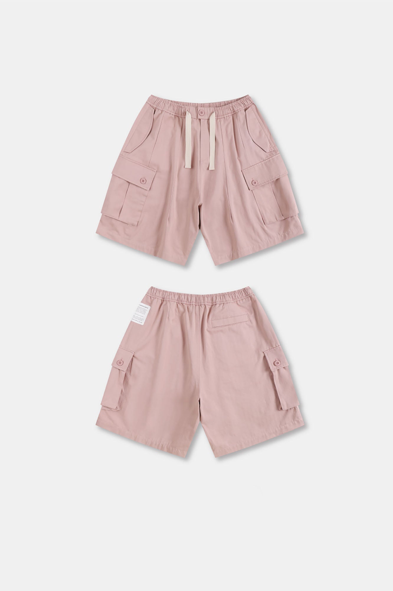 UNLIMITED MOTE Multi-Pocket Drawstring Cargo Shorts, premium urban and streetwear designers apparel on PROJECTISR.com, UNLIMITED MOTE