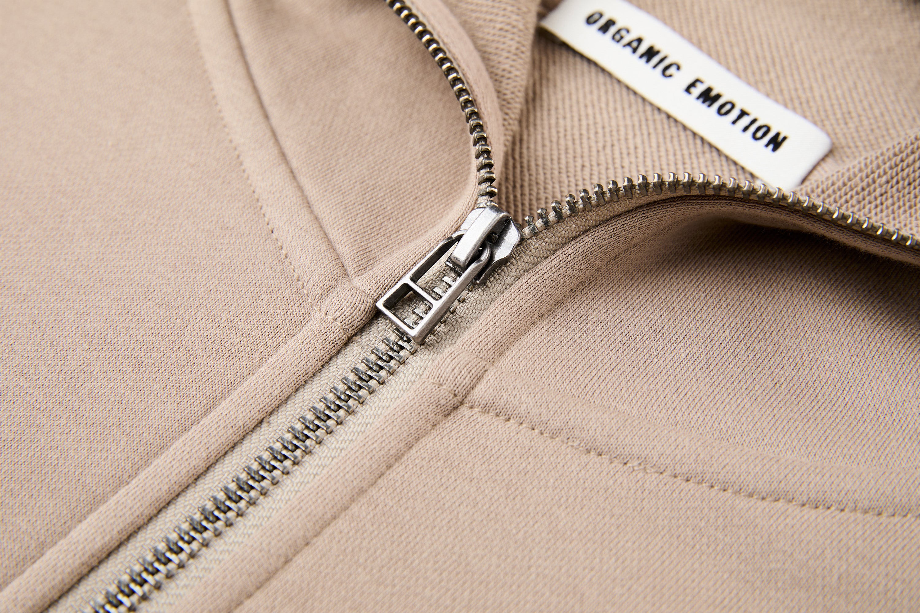 ORGANIC EMOTION Curved Panel Drawstring-Hem Zip-Up Hoodie, premium urban and streetwear designers apparel on PROJECTISR.com, ORGANIC EMOTION