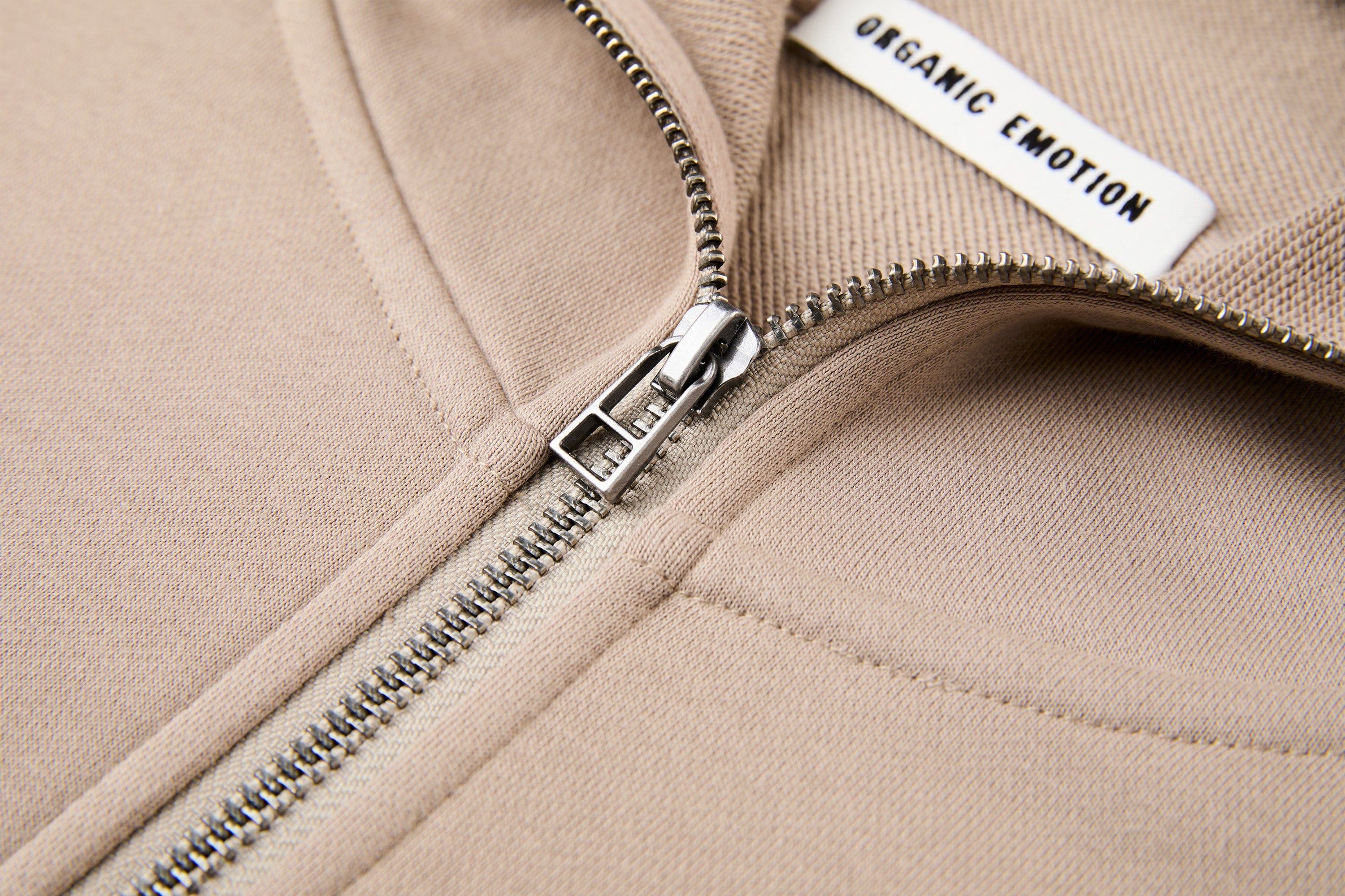 ORGANIC EMOTION Curved Panel Drawstring-Hem Zip-Up Hoodie, premium urban and streetwear designers apparel on PROJECTISR.com, ORGANIC EMOTION