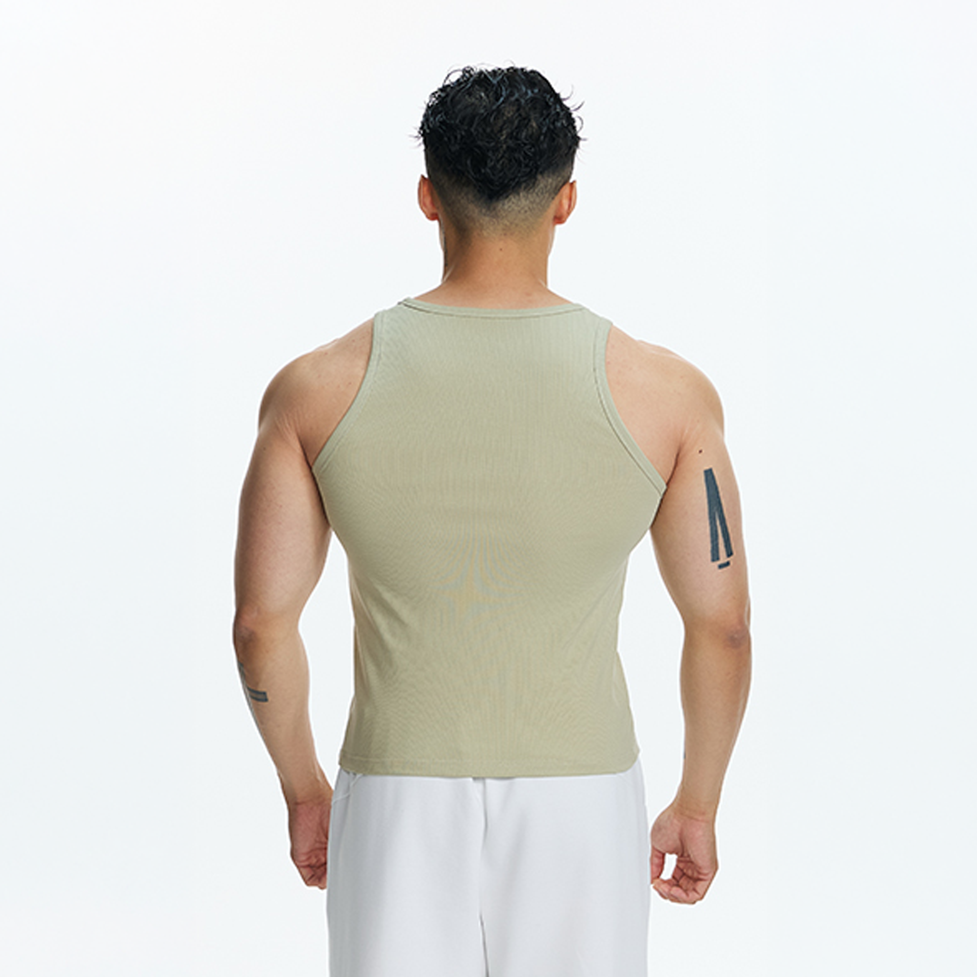 PUMPPLUS Ribbed Quick-Dry Slim Tank Top, premium urban and streetwear designers apparel on PROJECTISR.com, PUMPPLUS
