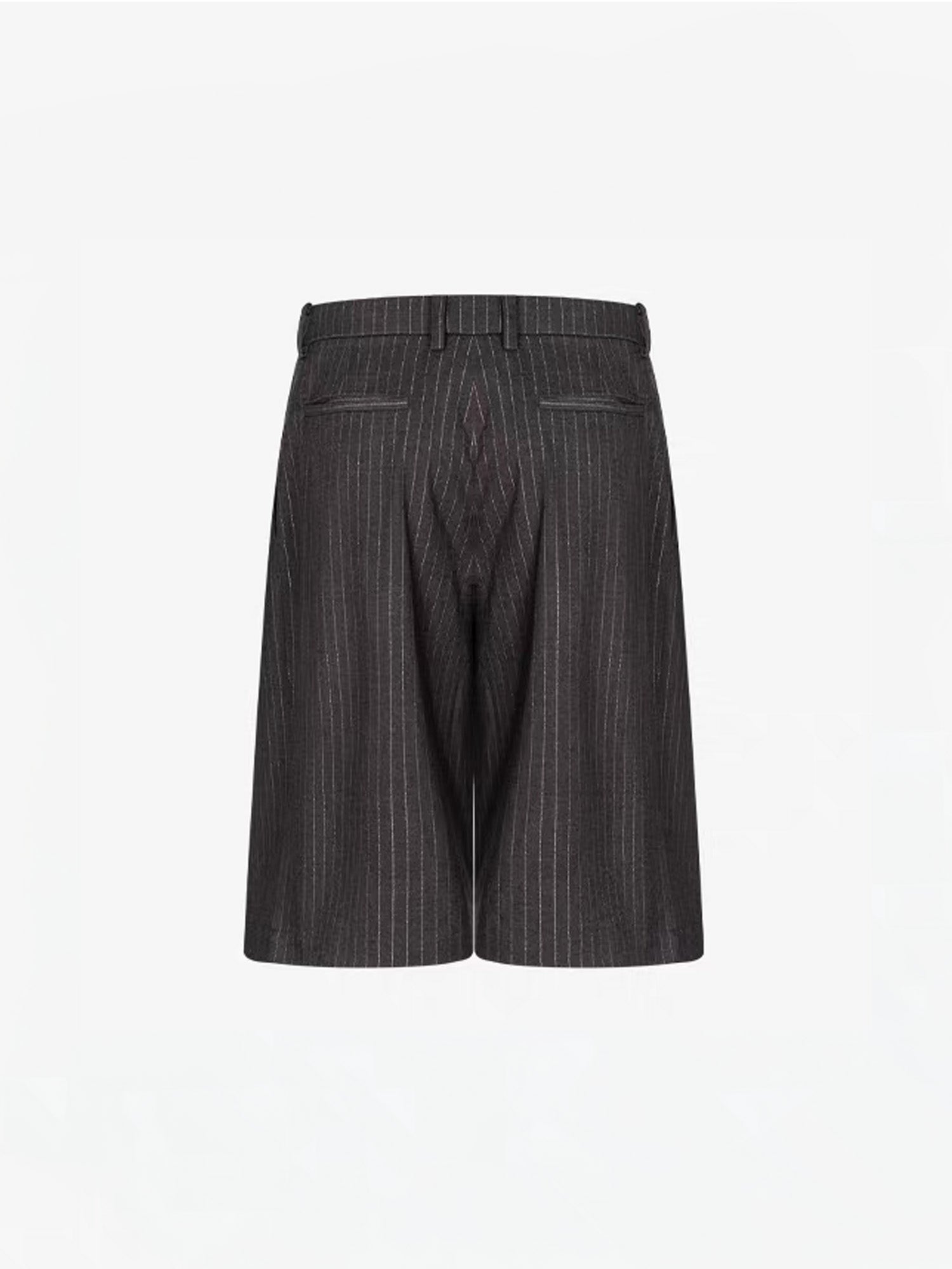 TIWILLTANG Pleated Pinstripe Skirt Shorts, premium urban and streetwear designers apparel on PROJECTISR.com, TIWILLTANG