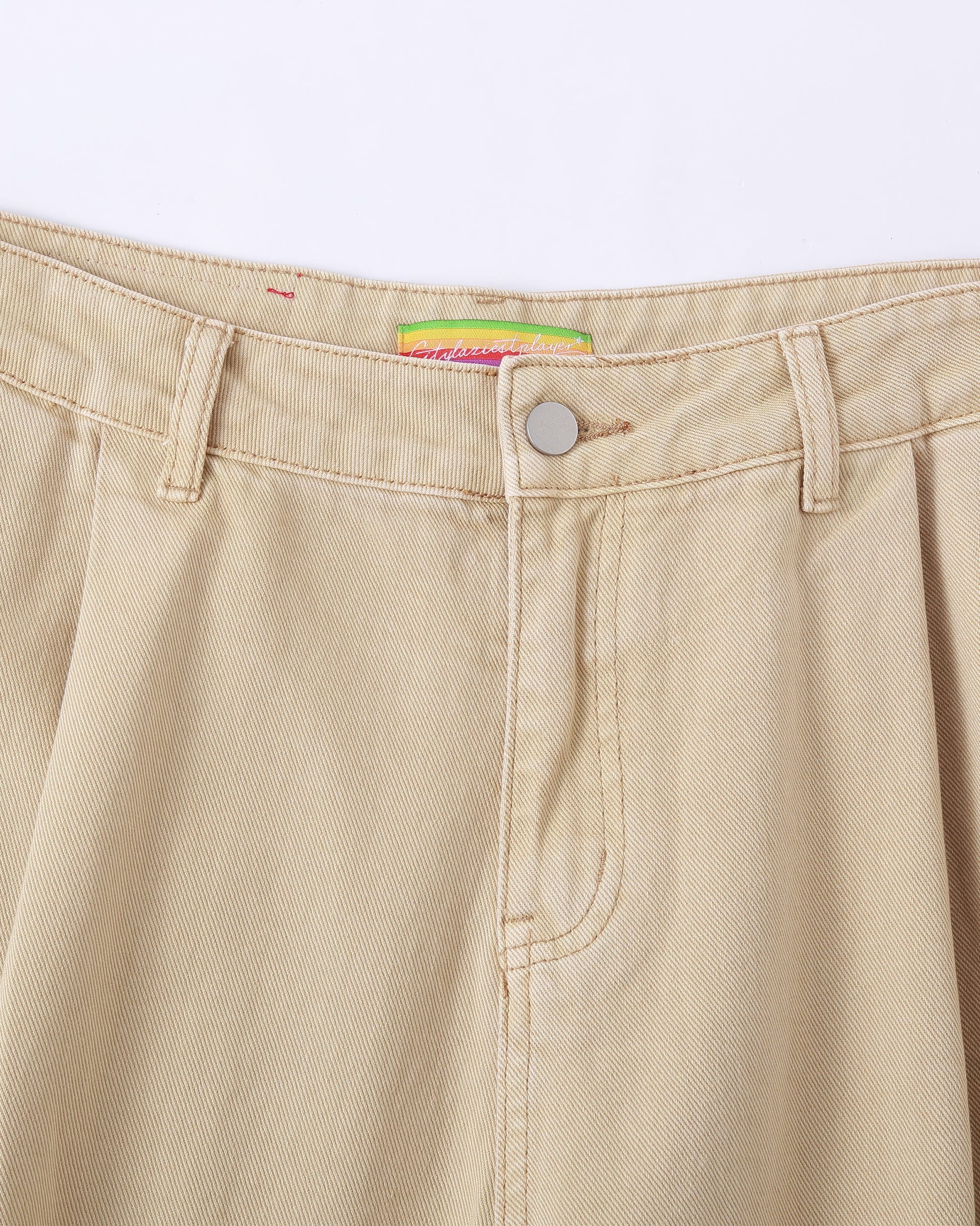 CLP Classic Rivet Pleated Oversized Shorts, premium urban and streetwear designers apparel on PROJECTISR.com, CLP
