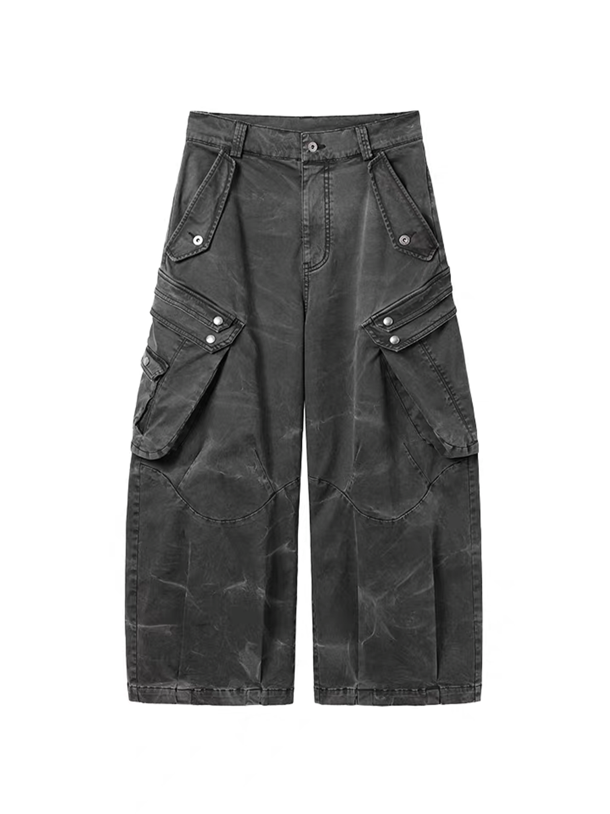 AVINMADE Ripple Wide-Leg Cargo Pants