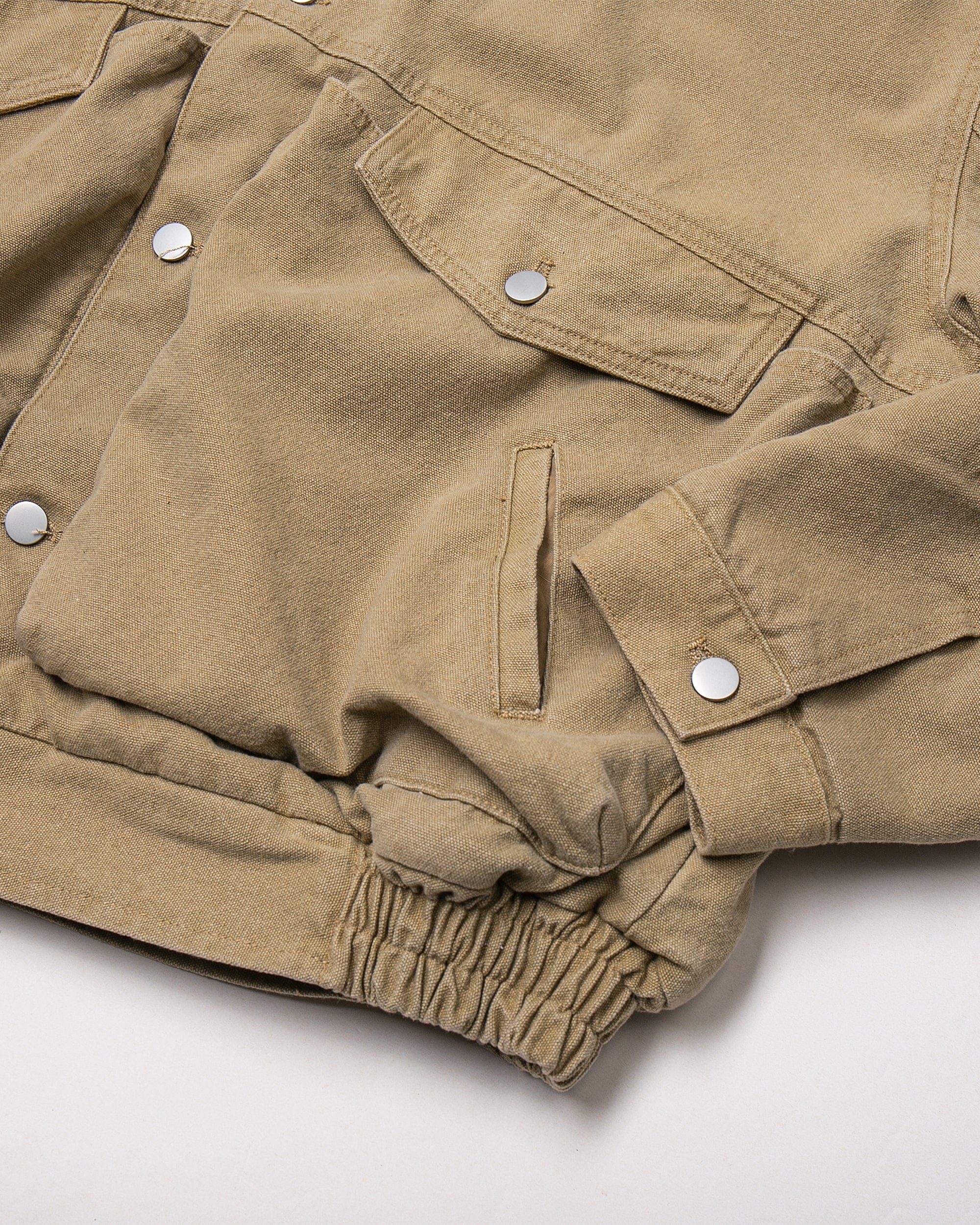 LEONSENSE Big Pocket Fleece-Lined Barn Jacket, premium urban and streetwear designers apparel on PROJECTISR.com, LEONSENSE