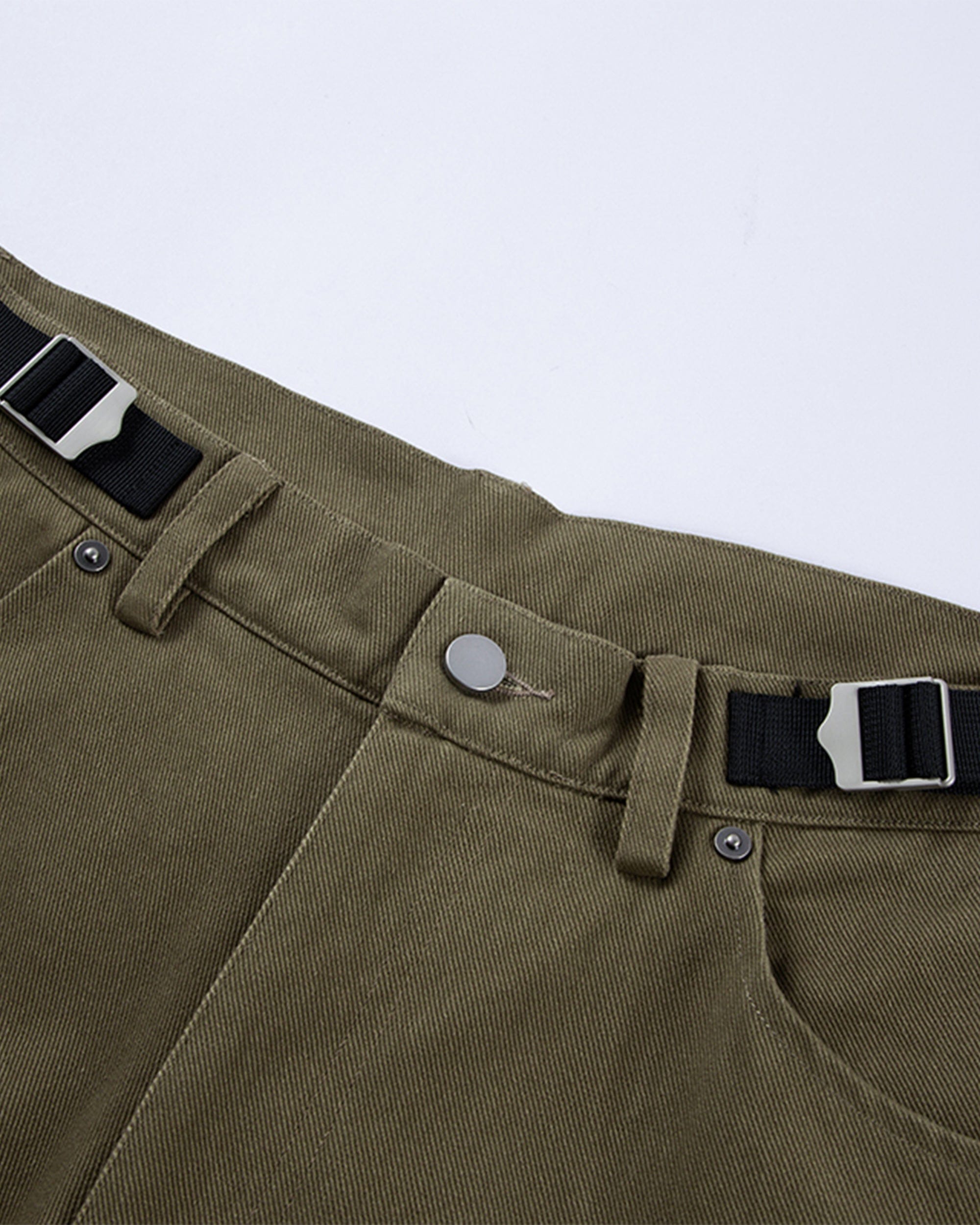F2CE Asymmetrical Crinkled Cargo Pants, premium urban and streetwear designers apparel on PROJECTISR.com, F2CE