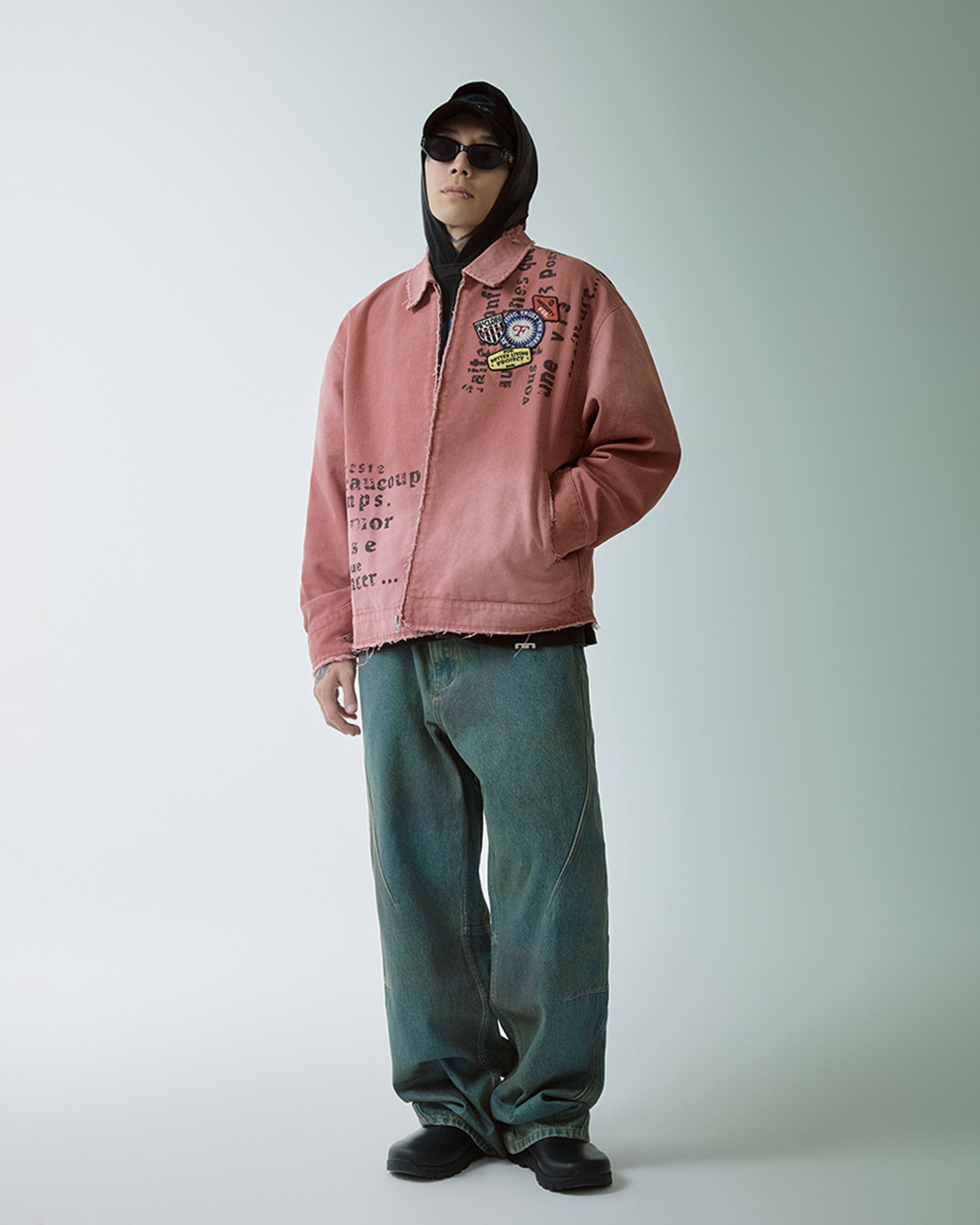 F2CE Deconstructed Washed Pants, premium urban and streetwear designers apparel on PROJECTISR.com, F2CE